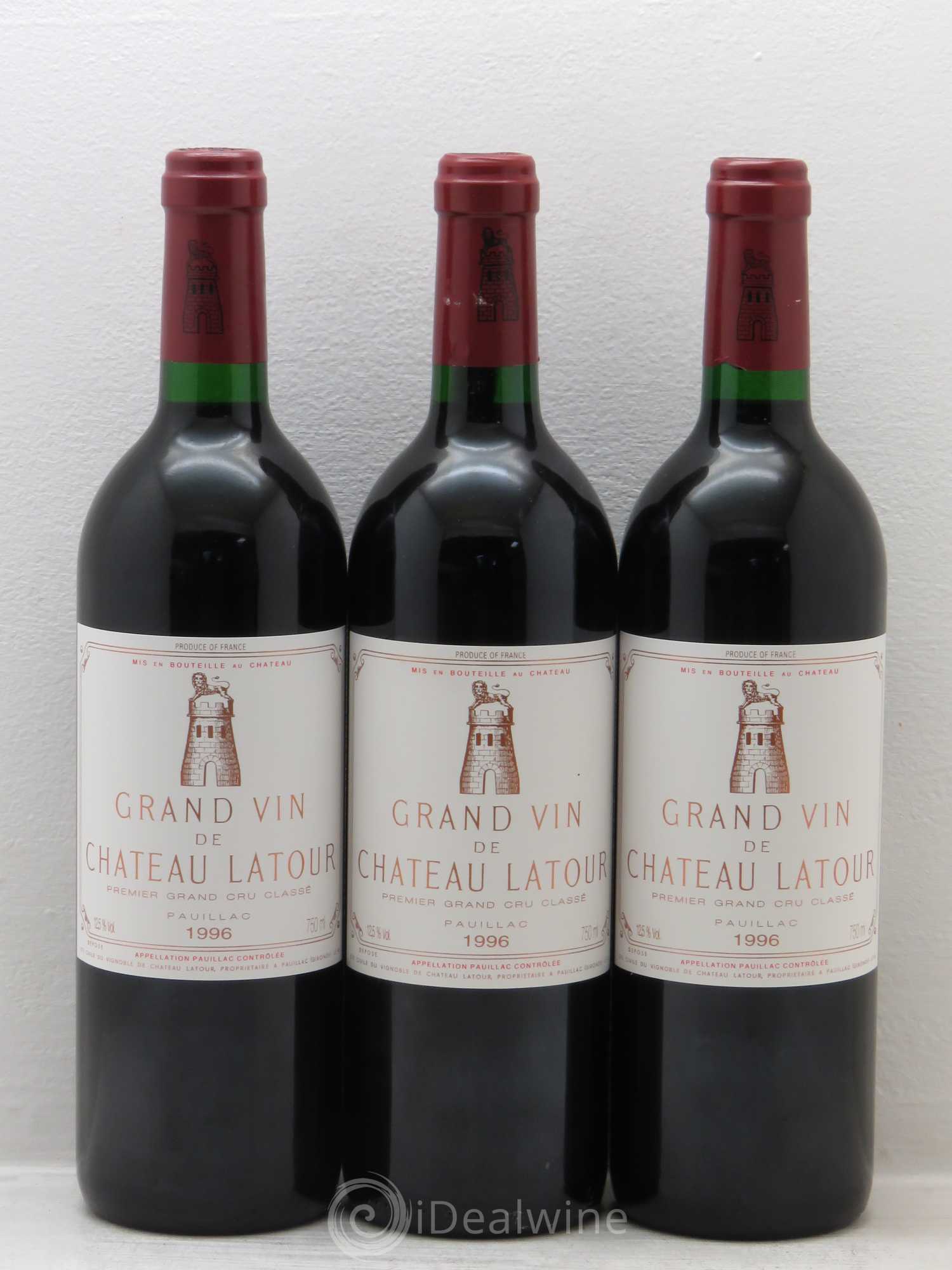 Château Latour 1er Grand Cru Classé 1996 - Lot de 12 bouteilles - 4