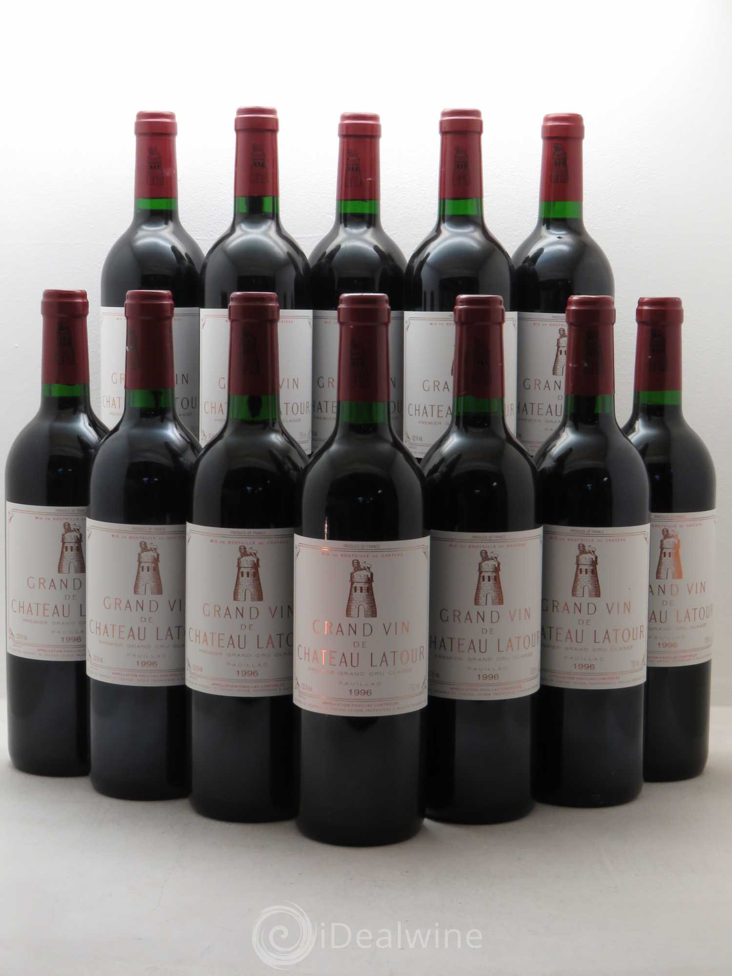 Château Latour 1er Grand Cru Classé 1996 - Lot de 12 bouteilles - 0