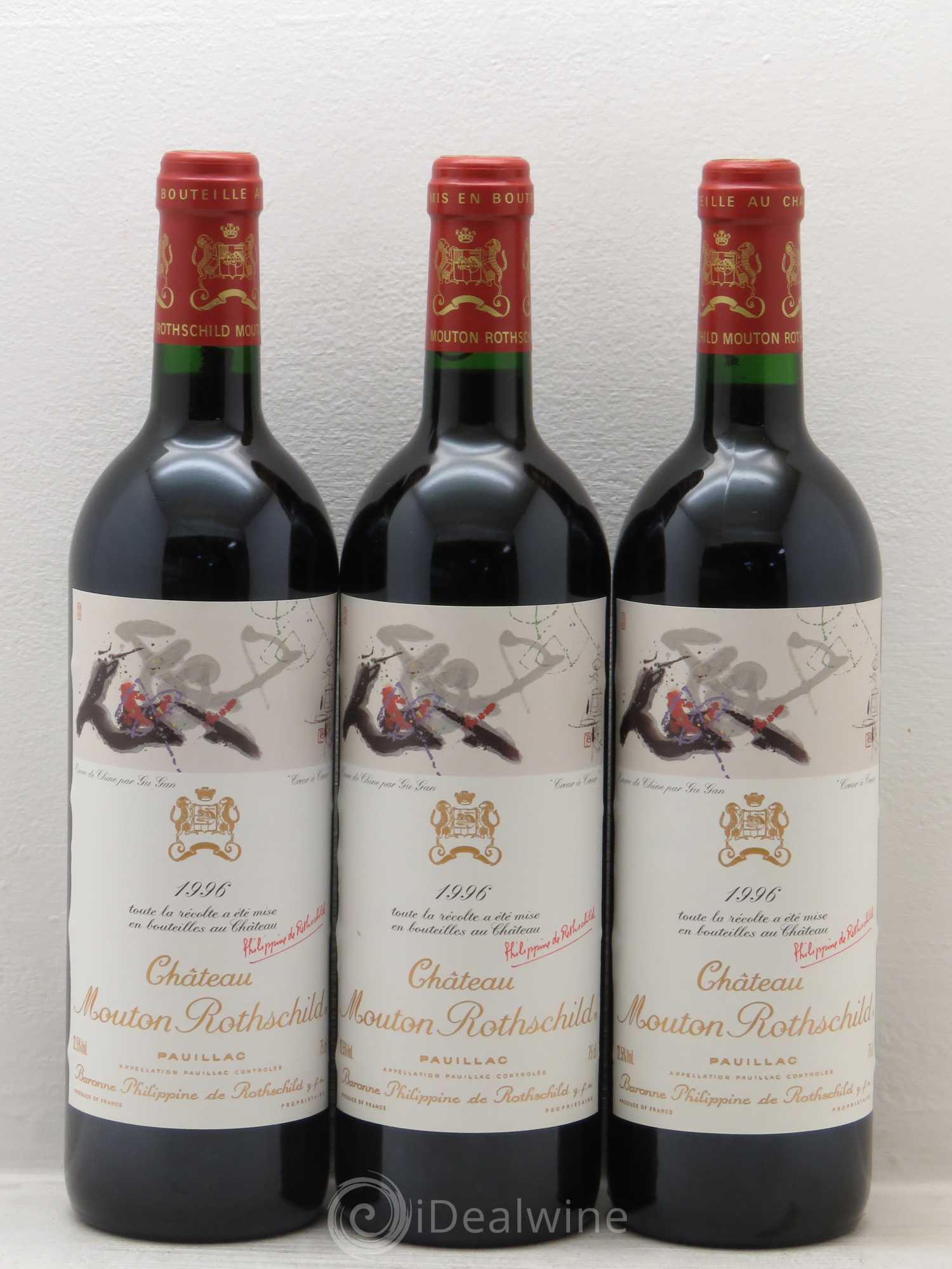 Château Mouton Rothschild 1er Grand Cru Classé 1996 - Lot de 12 bouteilles - 2