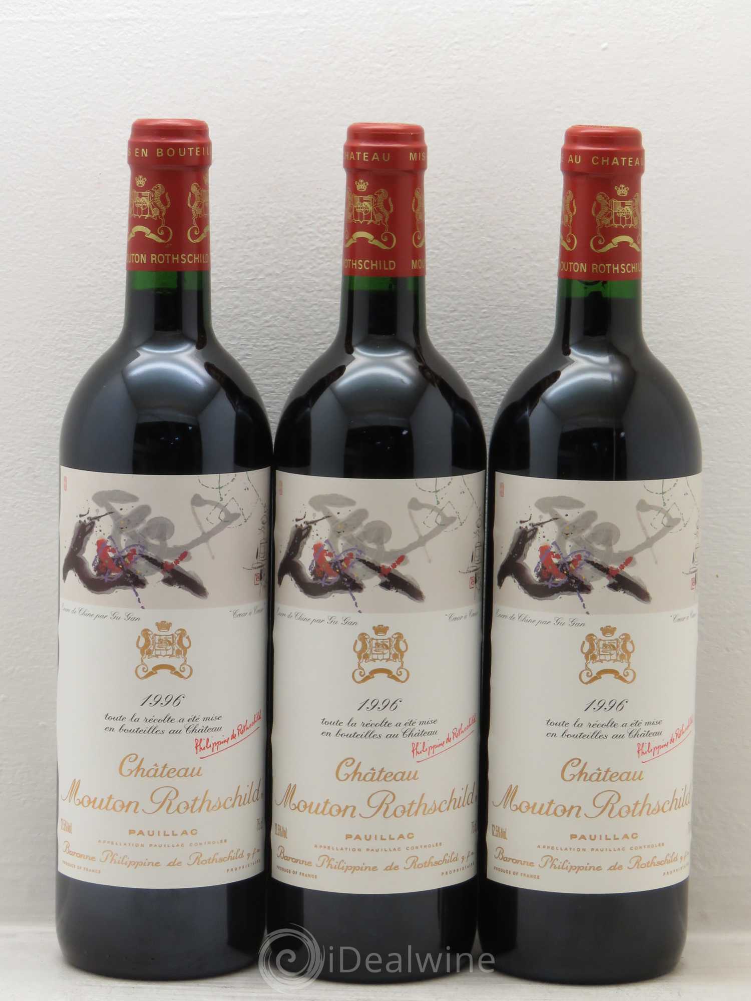 Château Mouton Rothschild 1er Grand Cru Classé 1996 - Lot de 12 bouteilles - 3
