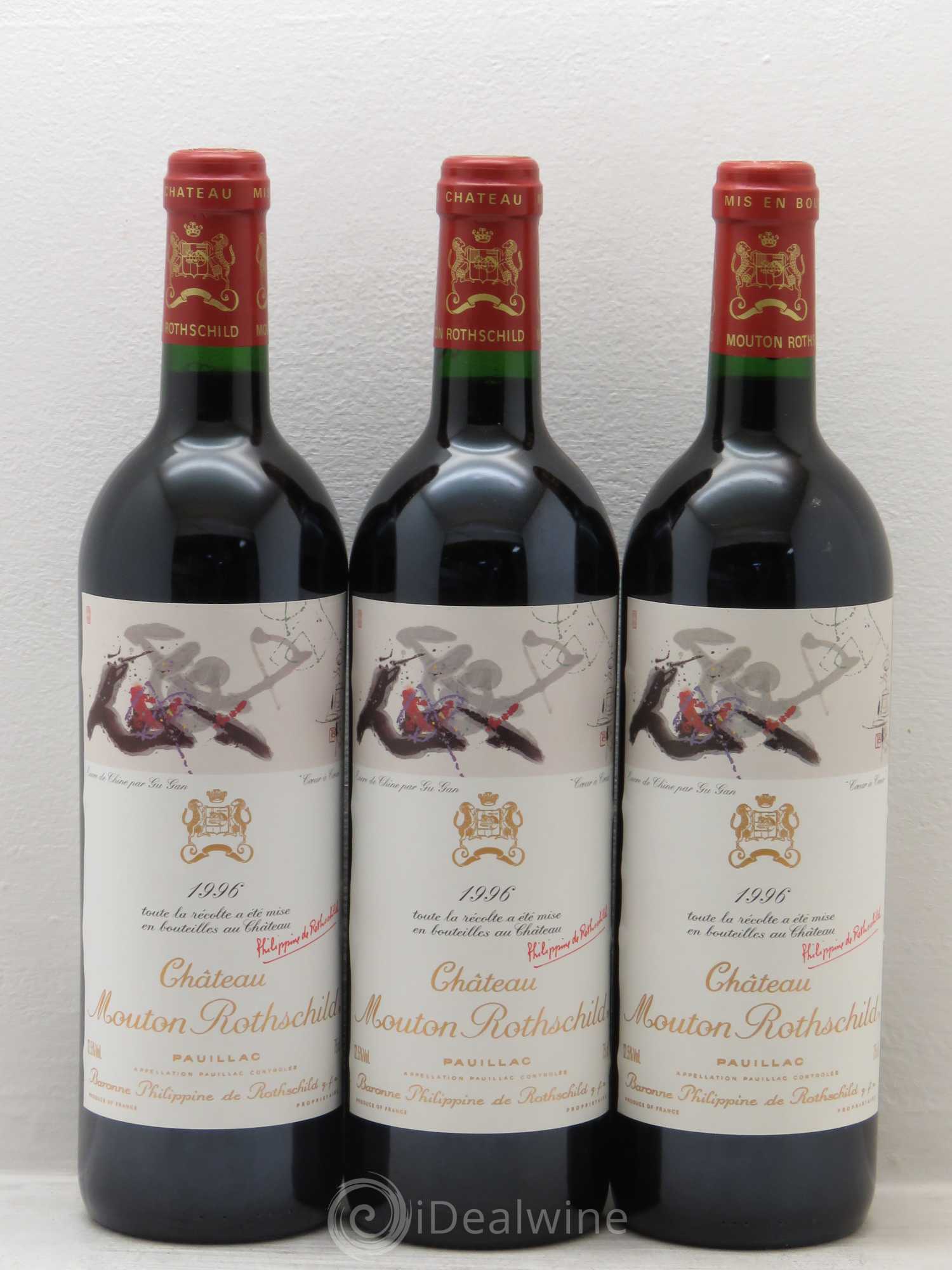 Château Mouton Rothschild 1er Grand Cru Classé 1996 - Lot de 12 bouteilles - 4