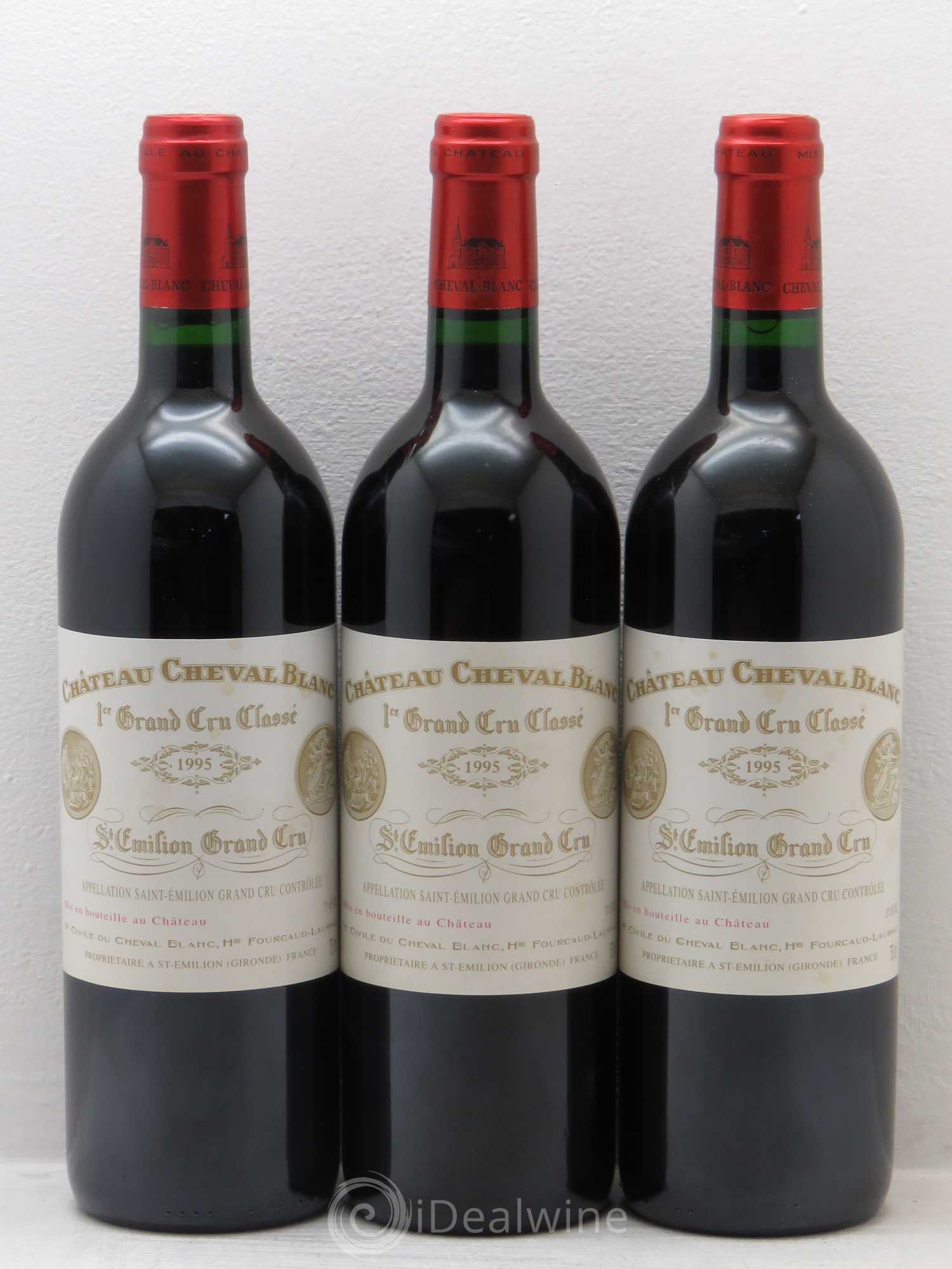 Château Cheval Blanc 1er Grand Cru Classé A 1995 - Lot de 12 bouteilles - 3