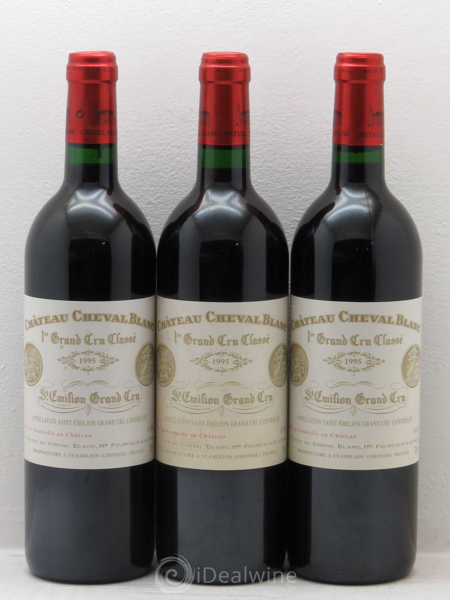Château Cheval Blanc 1er Grand Cru Classé A 1995 - Lot de 12 bouteilles - 4
