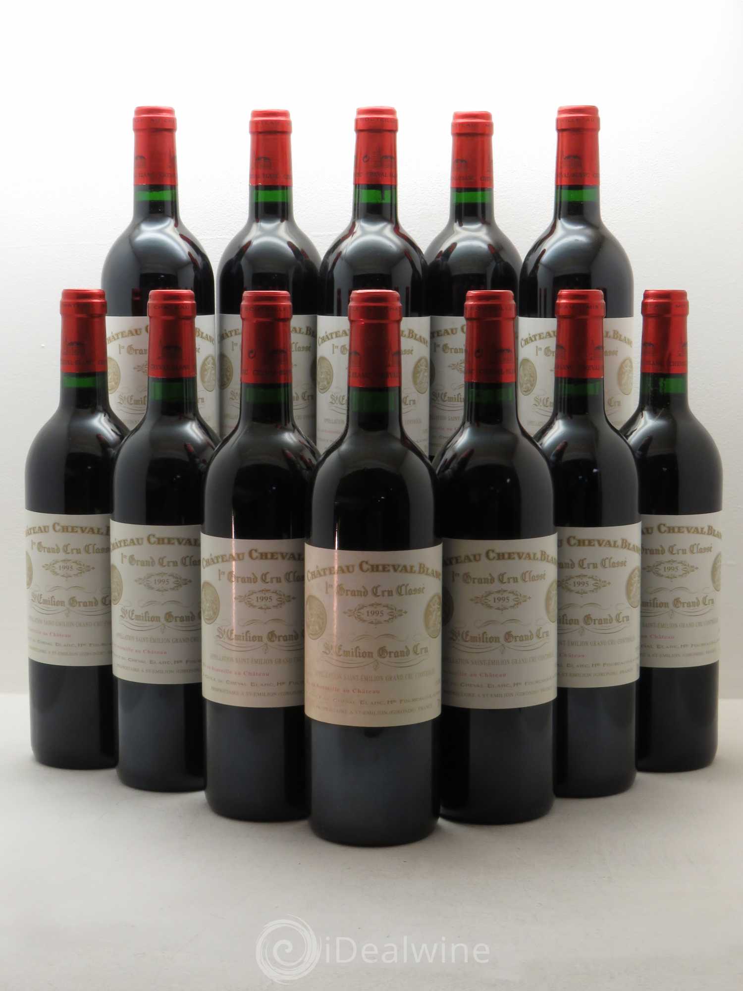 Château Cheval Blanc 1er Grand Cru Classé A 1995 - Lot de 12 bouteilles - 0
