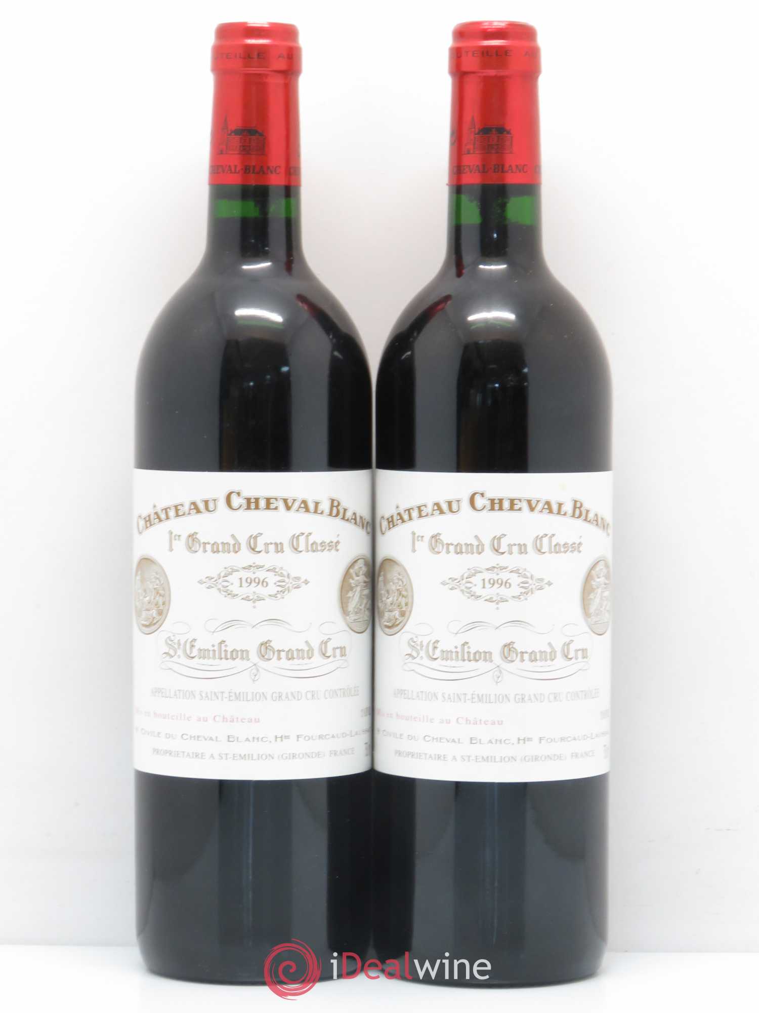 Caisse Duclot Prestige 2 Lafite Rothschild - 2 Margaux - 2 Latour - 2 Mouton Rothschild - 2 Cheval Blanc - 2 Petrus 1996 - Posten von 12 Flaschen - 4