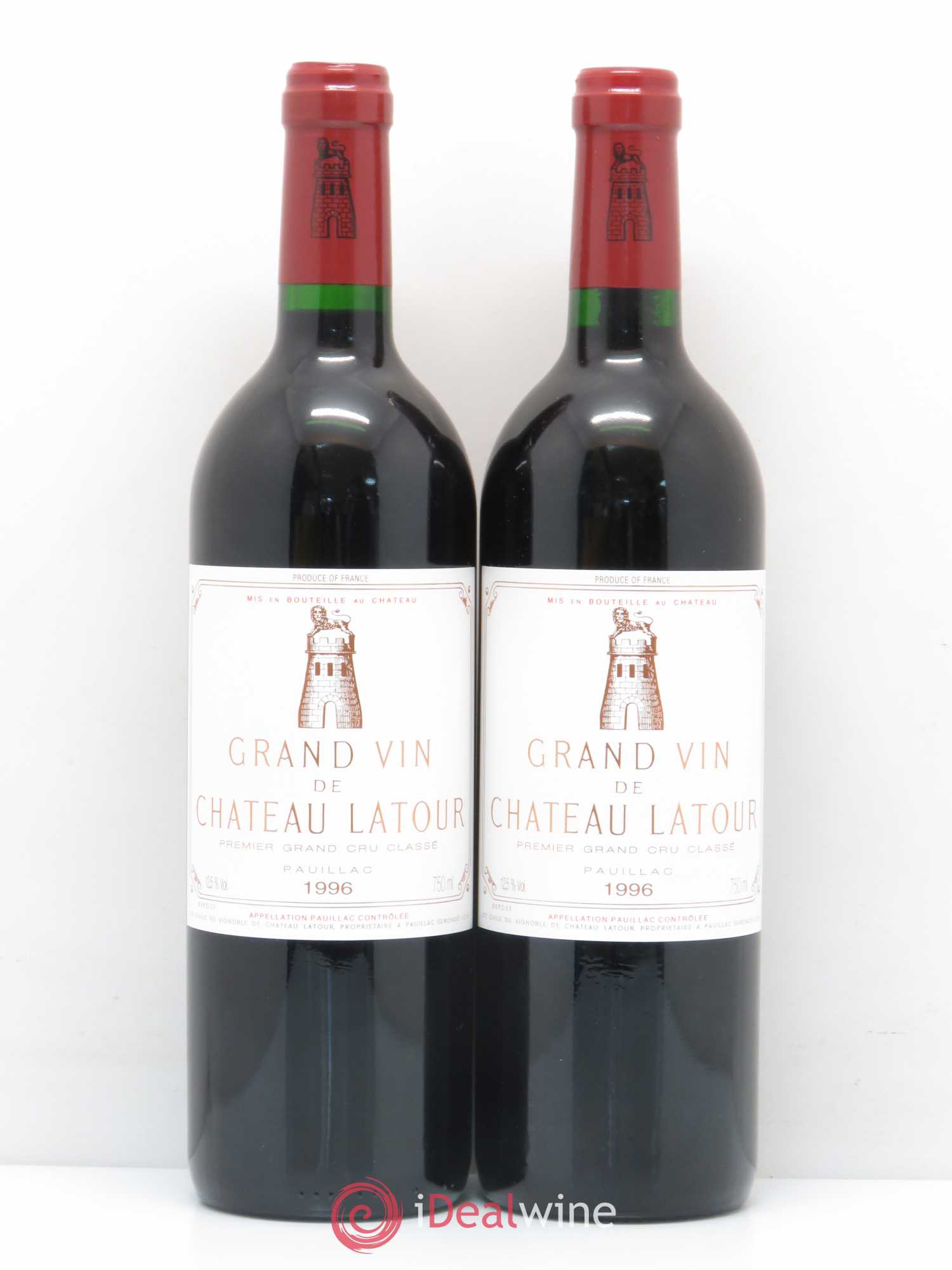Caisse Duclot Prestige 2 Lafite Rothschild - 2 Margaux - 2 Latour - 2 Mouton Rothschild - 2 Cheval Blanc - 2 Petrus 1996 - Posten von 12 Flaschen - 5