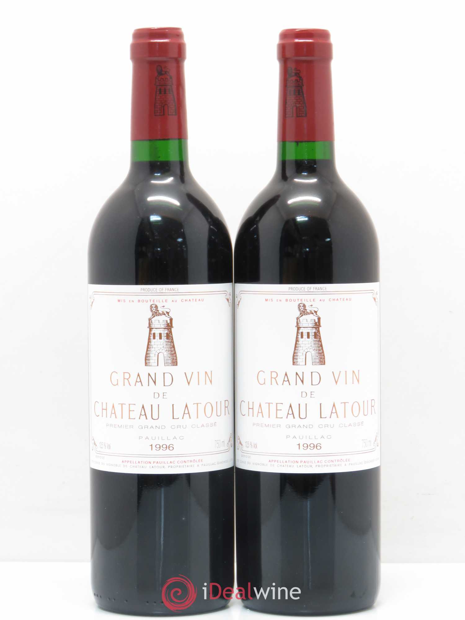 Caisse Duclot Prestige 2 Lafite Rothschild - 2 Margaux - 2 Latour - 2 Mouton Rothschild - 2 Cheval Blanc - 2 Petrus 1996 - Posten von 12 Flaschen - 2