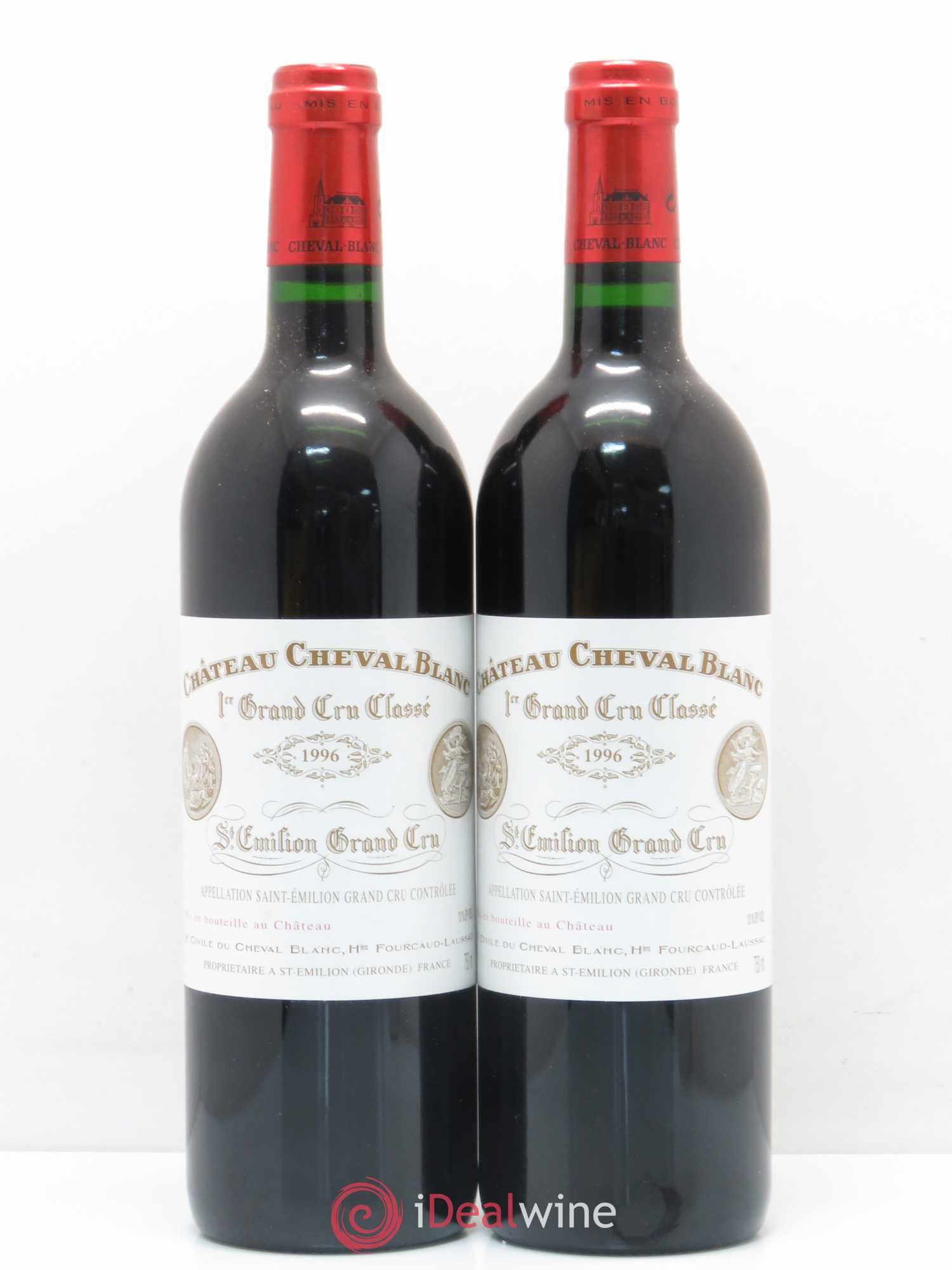 Caisse Duclot Prestige 2 Lafite Rothschild - 2 Margaux - 2 Latour - 2 Mouton Rothschild - 2 Cheval Blanc - 2 Petrus 1996 - Posten von 12 Flaschen - 4