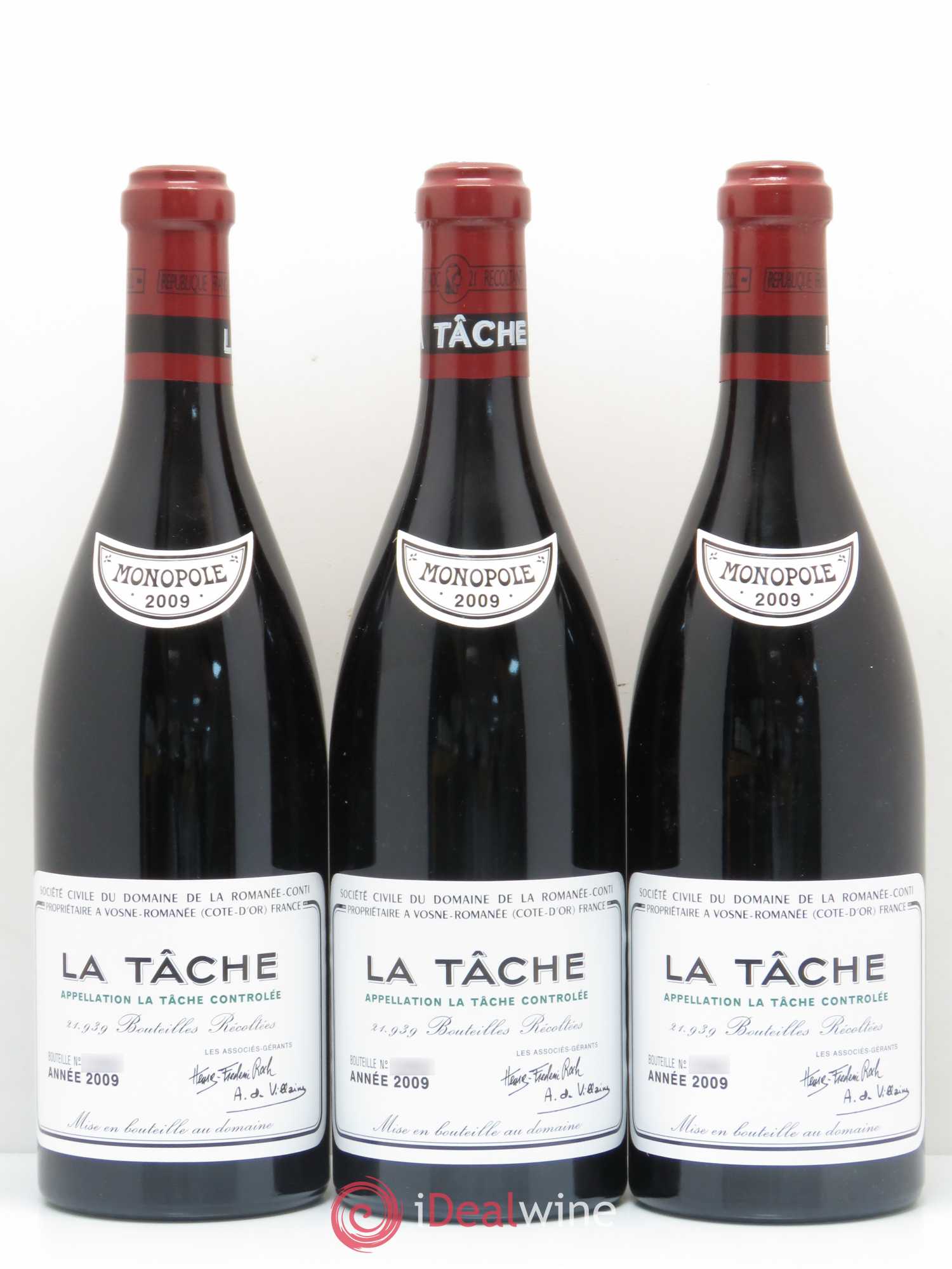 Assortiment 2009 du Domaine de la Romanée-Conti Domaine de la Romanée-Conti 1 Romanée Conti - 3 La Tache - 2 Richebourg - 2 Romanée Saint Vivant - 2 Grands Echezeaux - 2 Echezeaux 2009 - Lotto di 12 bottiglie - 2