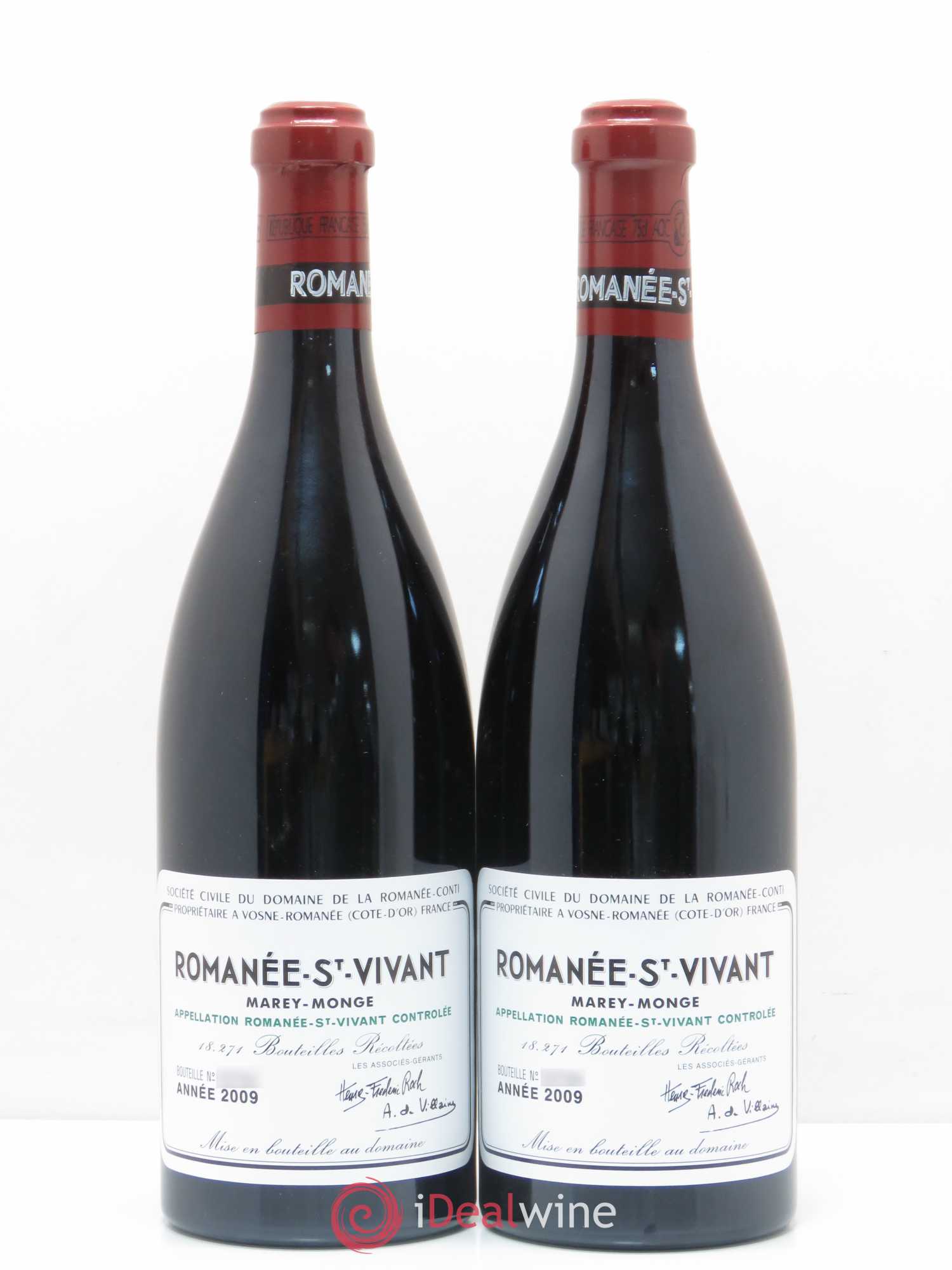 Assortiment 2009 du Domaine de la Romanée-Conti Domaine de la Romanée-Conti 1 Romanée Conti - 3 La Tache - 2 Richebourg - 2 Romanée Saint Vivant - 2 Grands Echezeaux - 2 Echezeaux 2009 - Lotto di 12 bottiglie - 4
