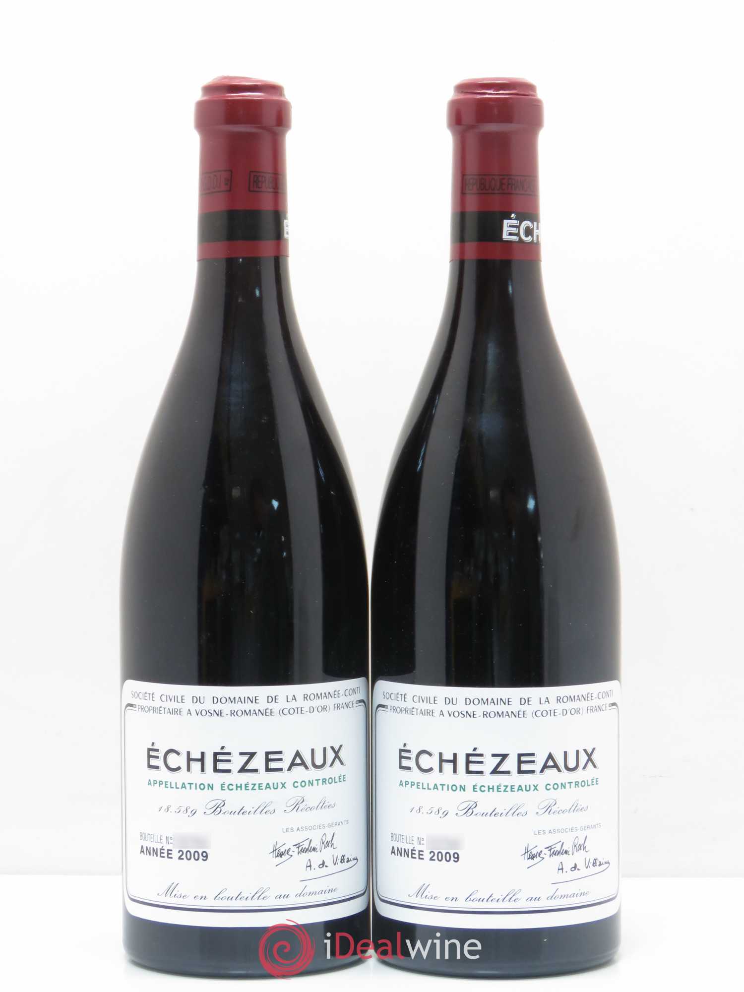 Assortiment 2009 du Domaine de la Romanée-Conti Domaine de la Romanée-Conti 1 Romanée Conti - 3 La Tache - 2 Richebourg - 2 Romanée Saint Vivant - 2 Grands Echezeaux - 2 Echezeaux 2009 - Lotto di 12 bottiglie - 5