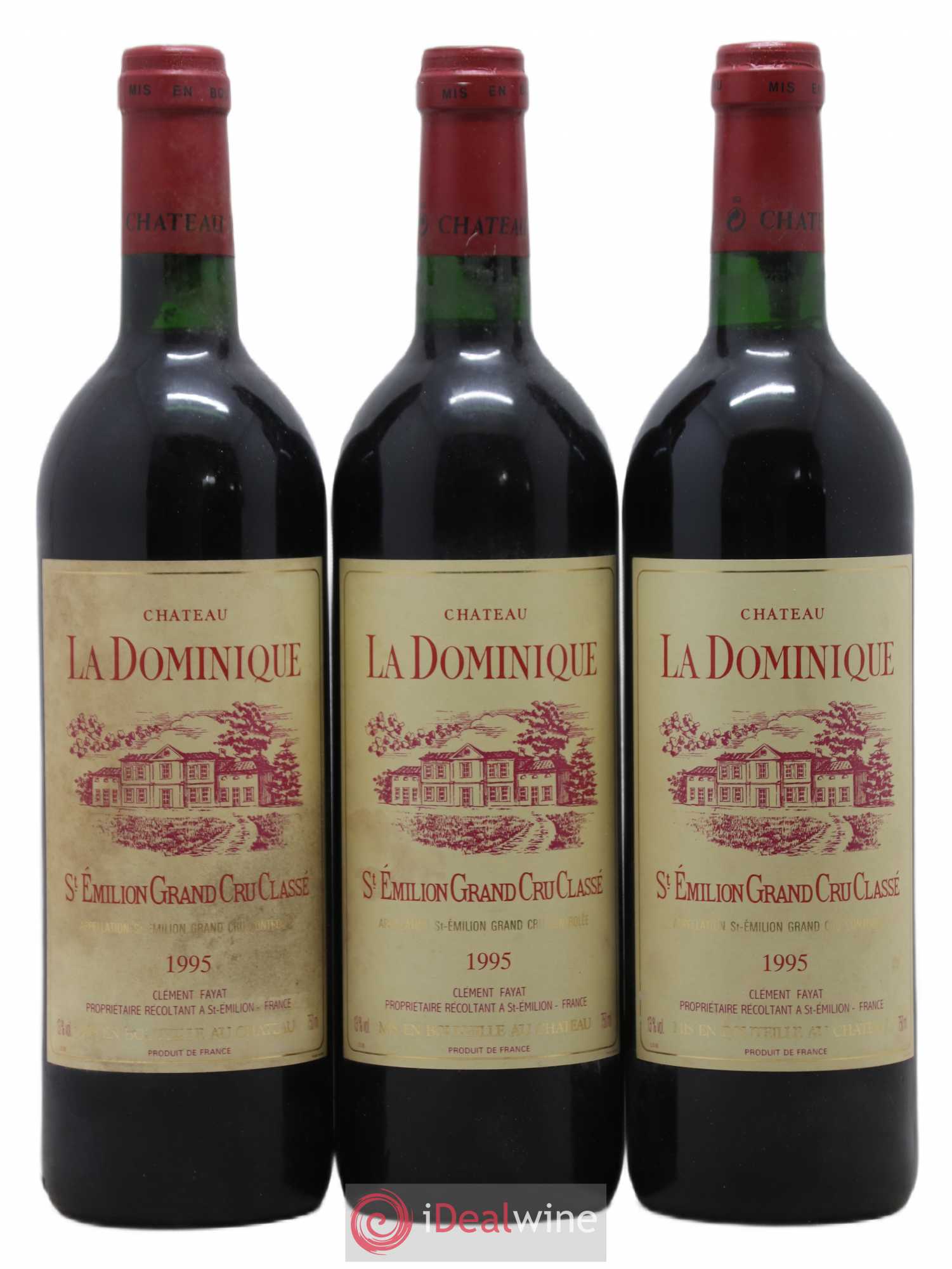 Château la Dominique Grand Cru Classé 1995 - Lot de 12 bouteilles - 4