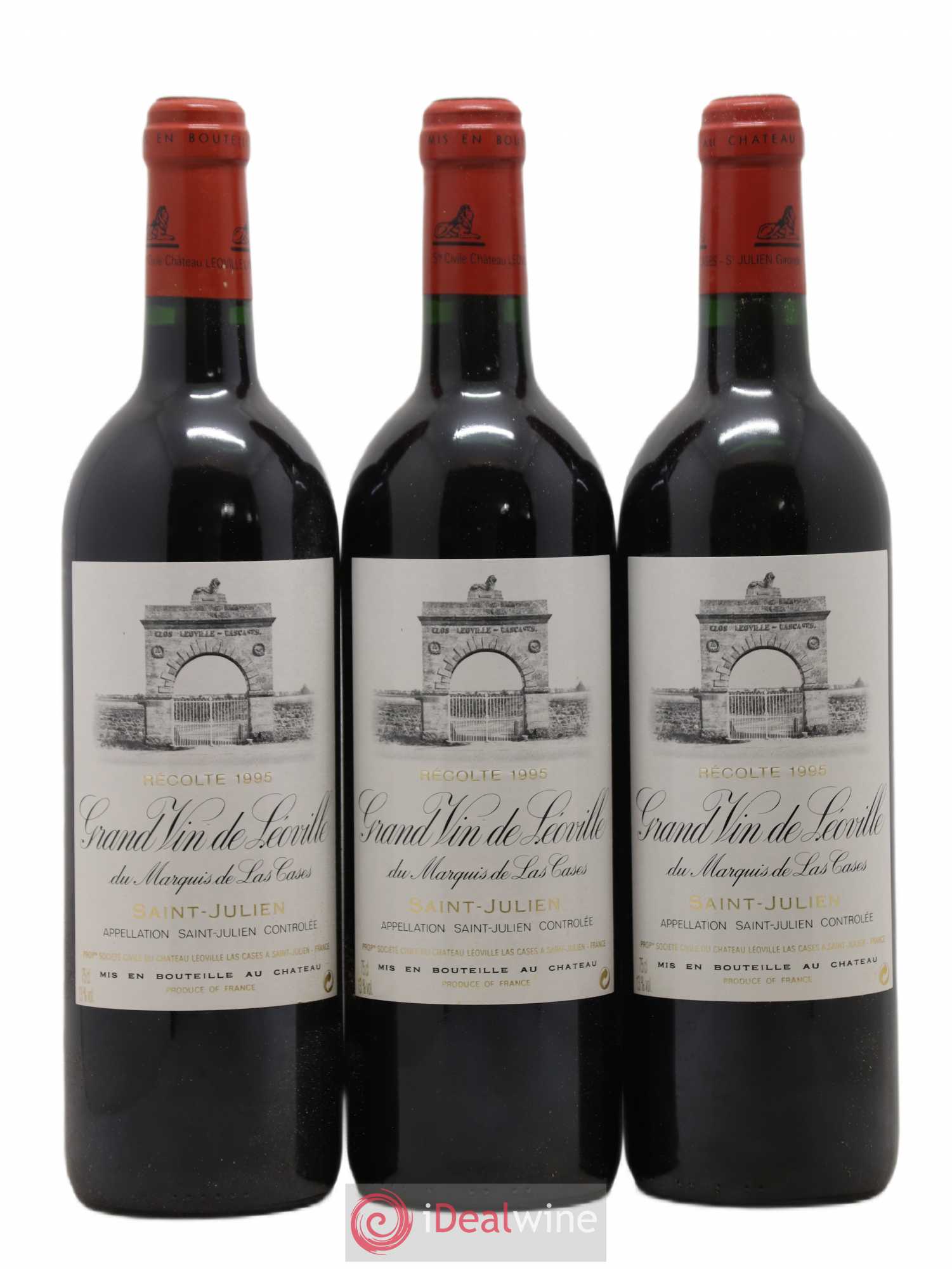 Château Léoville Las Cases 2ème Grand Cru Classé 1995 - Lotto di 12 bottiglie - 4