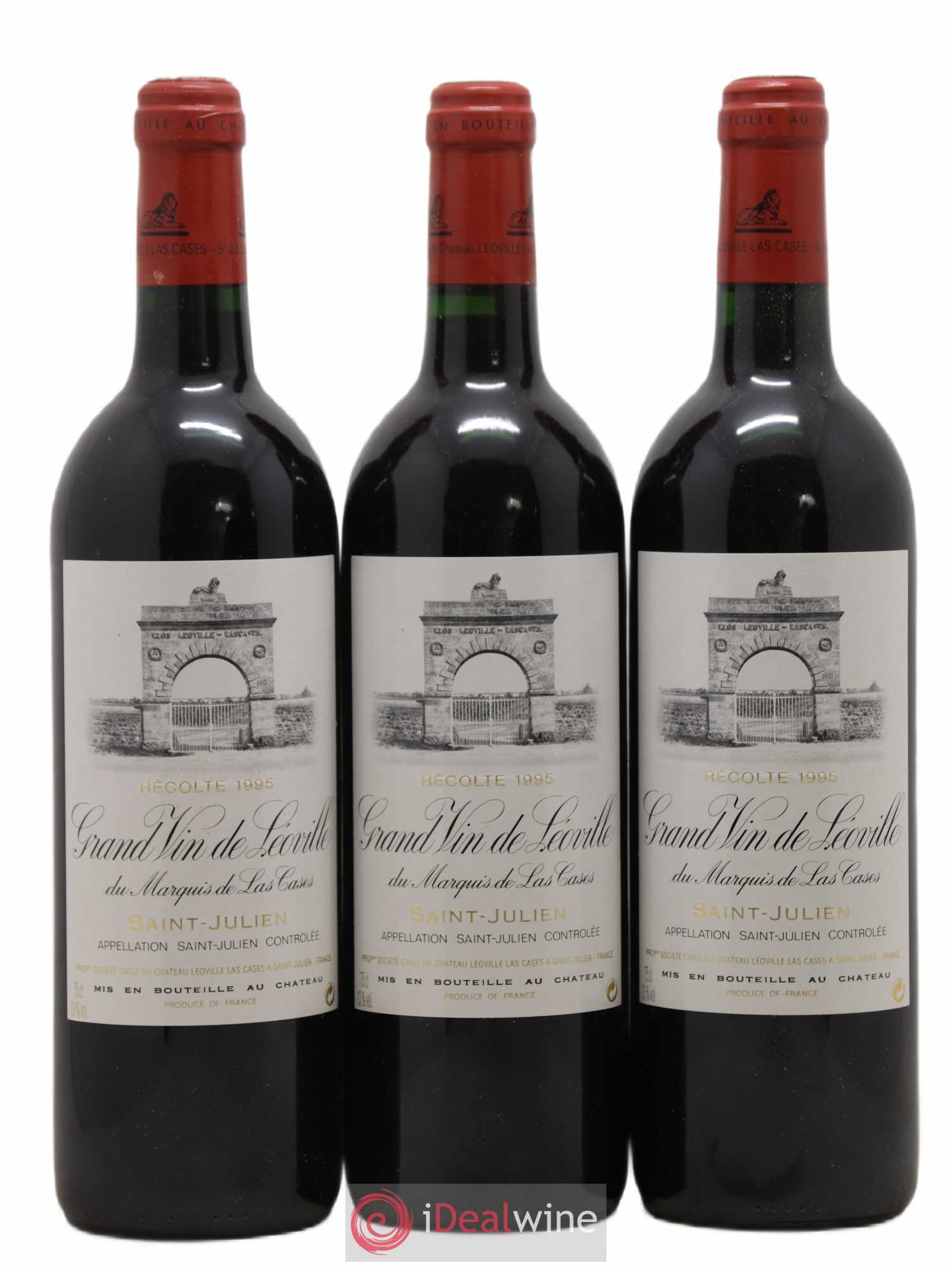 Château Léoville Las Cases 2ème Grand Cru Classé 1995 - Lotto di 12 bottiglie - 1