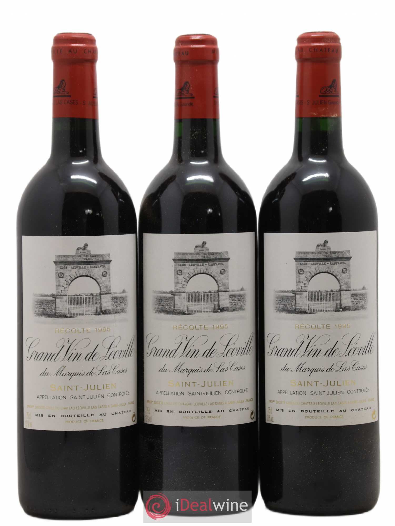 Château Léoville Las Cases 2ème Grand Cru Classé 1995 - Lotto di 12 bottiglie - 2