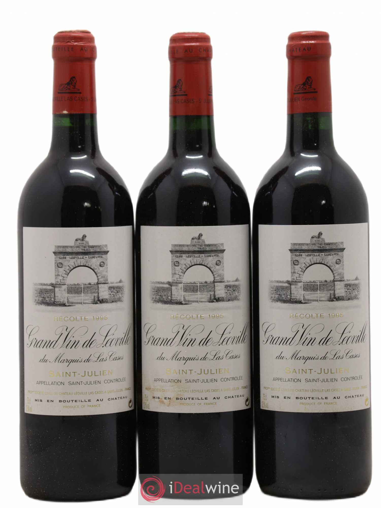 Château Léoville Las Cases 2ème Grand Cru Classé 1995 - Lotto di 12 bottiglie - 3