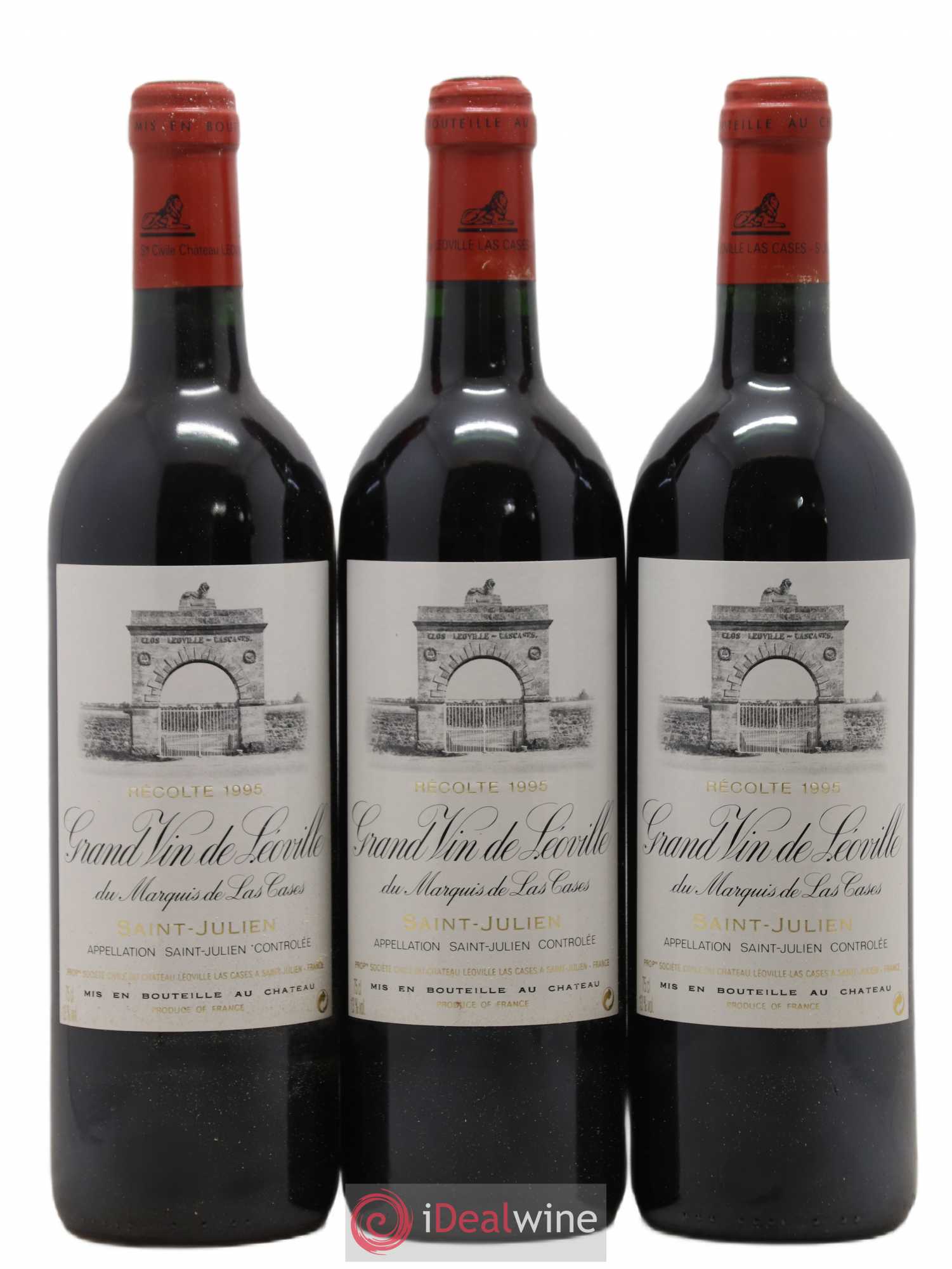 Château Léoville Las Cases 2ème Grand Cru Classé 1995 - Lotto di 12 bottiglie - 4