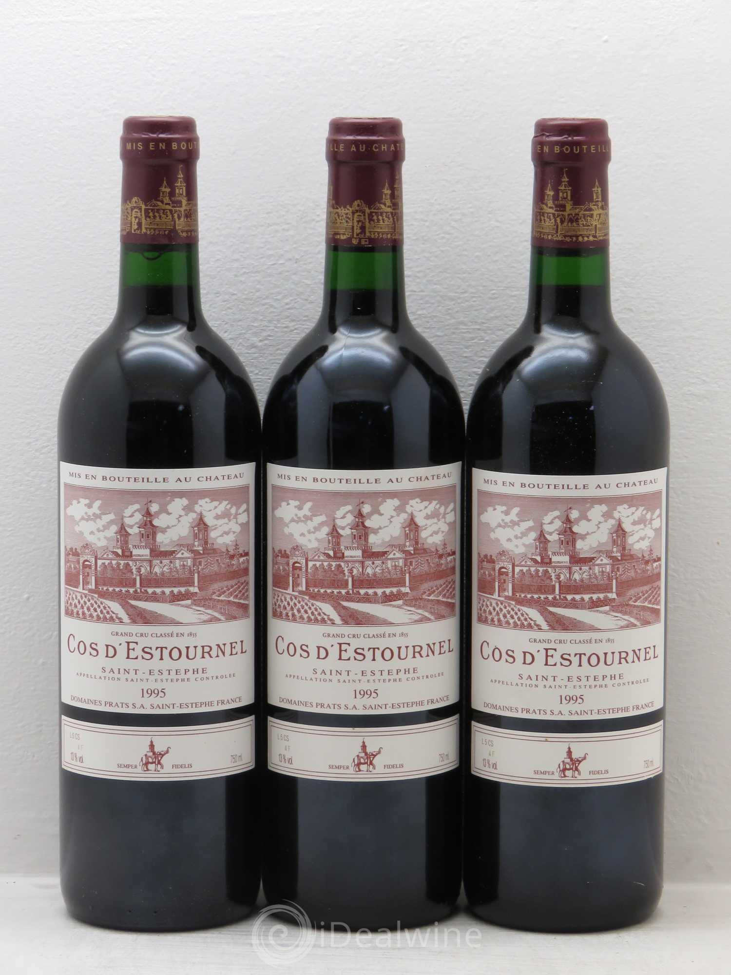 Cos d'Estournel 2ème Grand Cru Classé 1995 - Lot de 12 bouteilles - 1