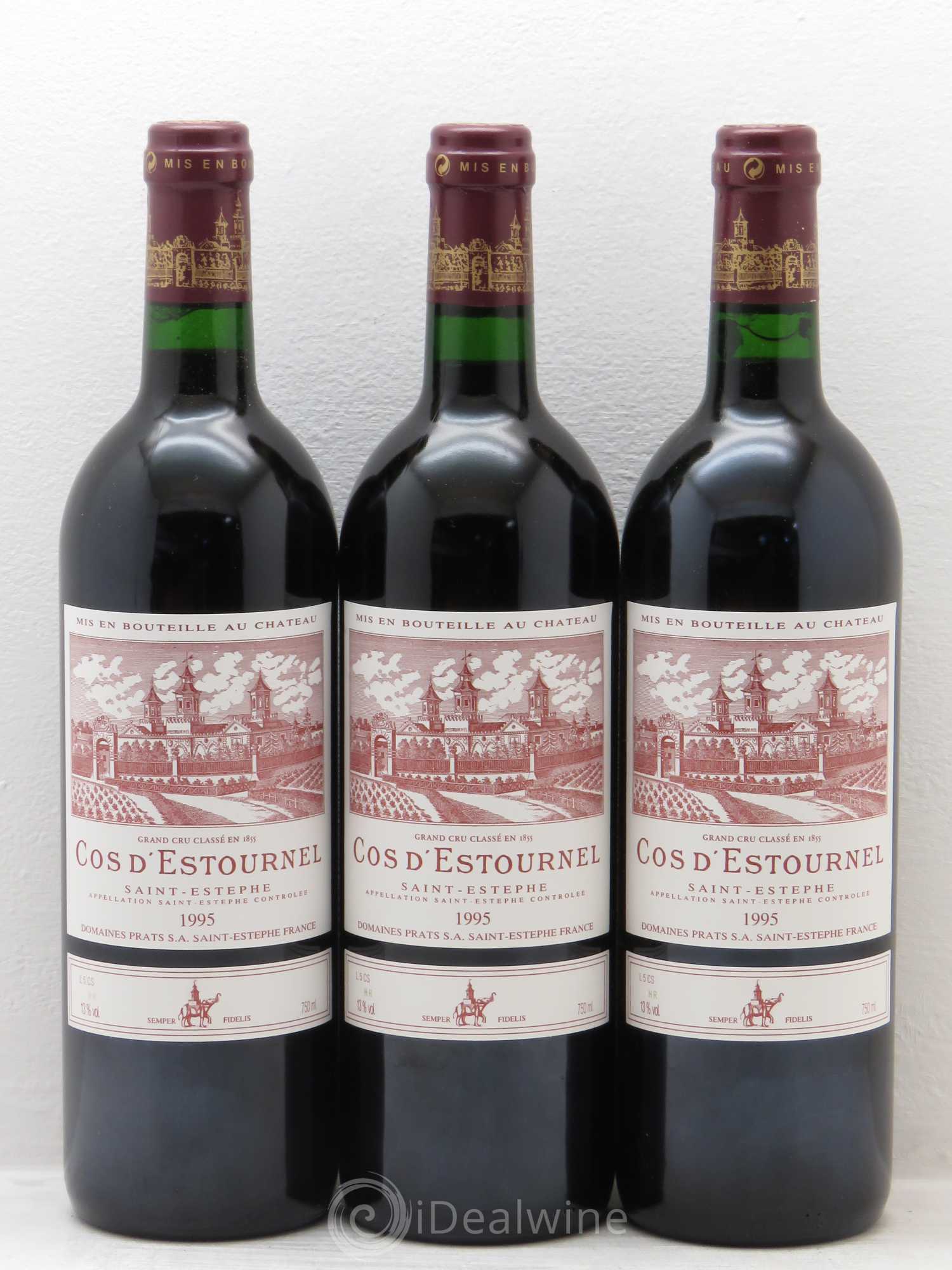 Cos d'Estournel 2ème Grand Cru Classé 1995 - Lot de 12 bouteilles - 1