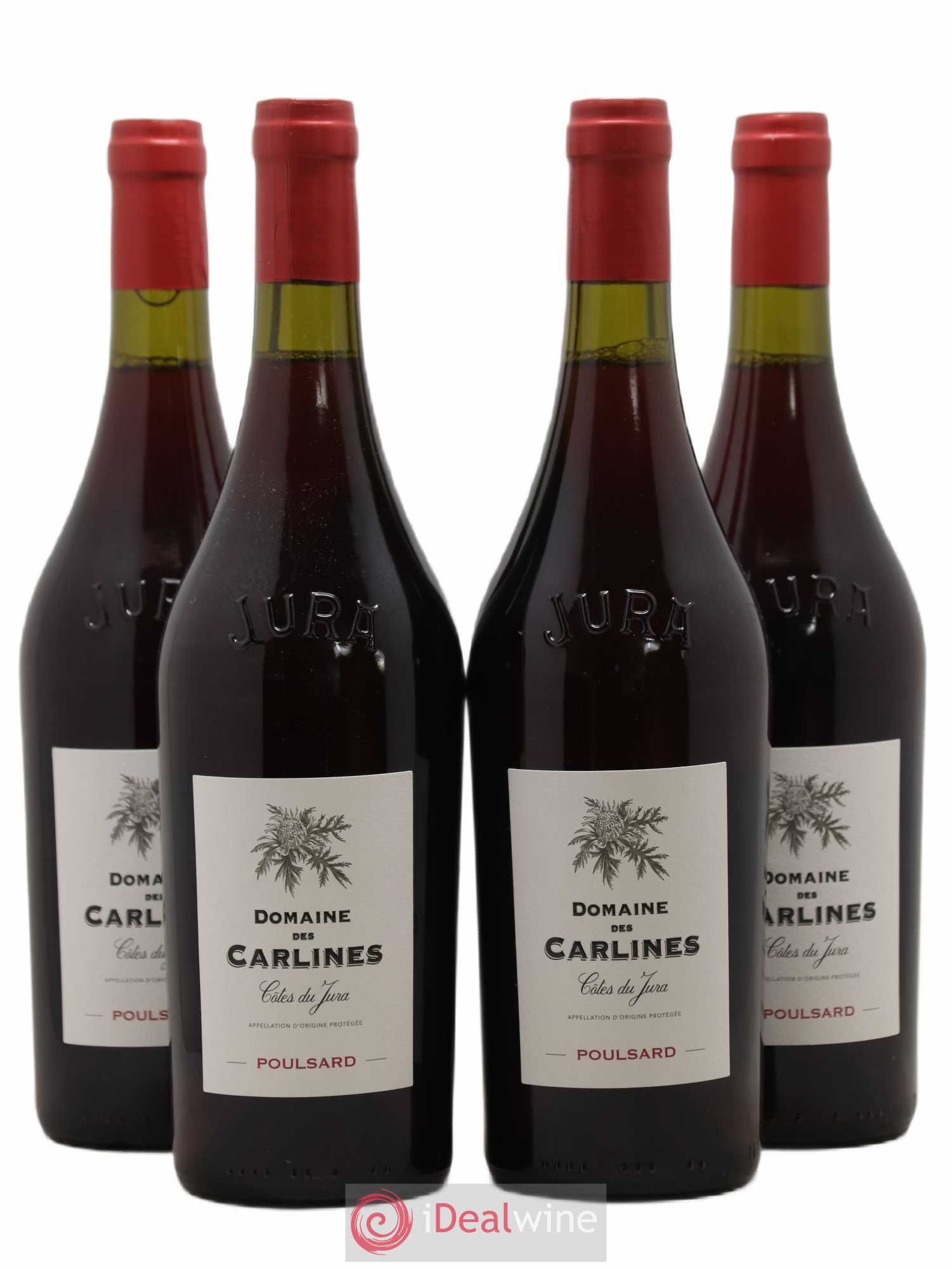 Côtes du Jura Poulsard Domaine des Carlines (sans prix de réserve) 2018 - Posten von 4 Flaschen - 0