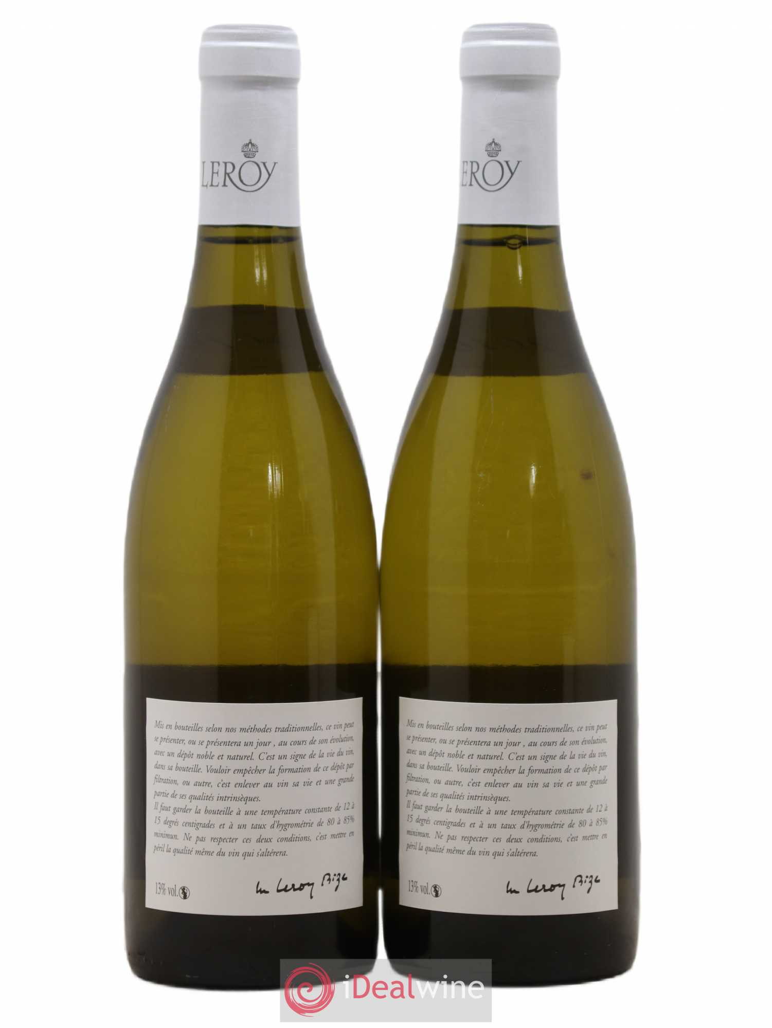 Meursault Leroy SA 2016 - Lot de 2 bouteilles - 1