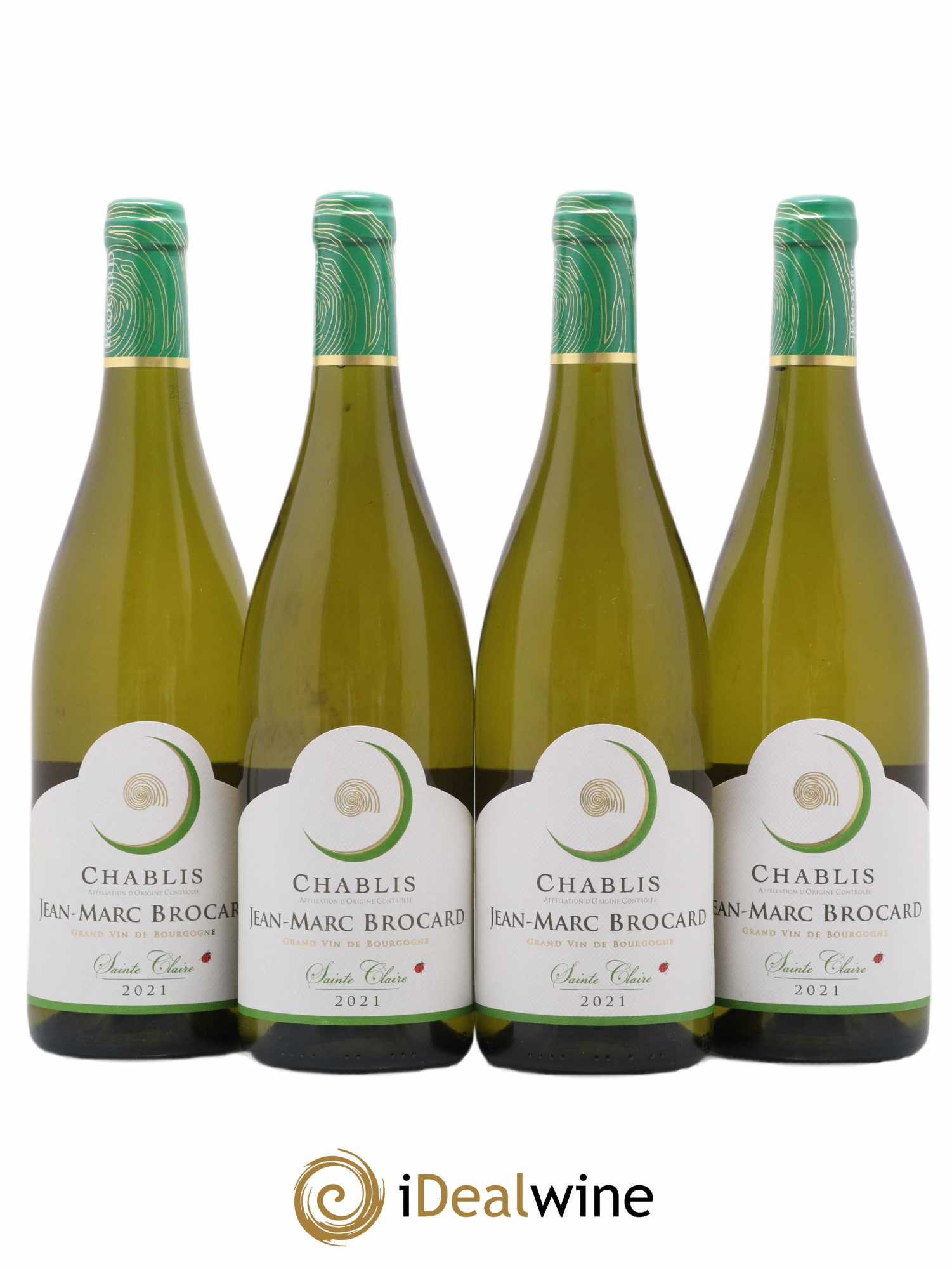 Chablis Jean Marc Brocard 2021 - Lot de 4 bouteilles - 0