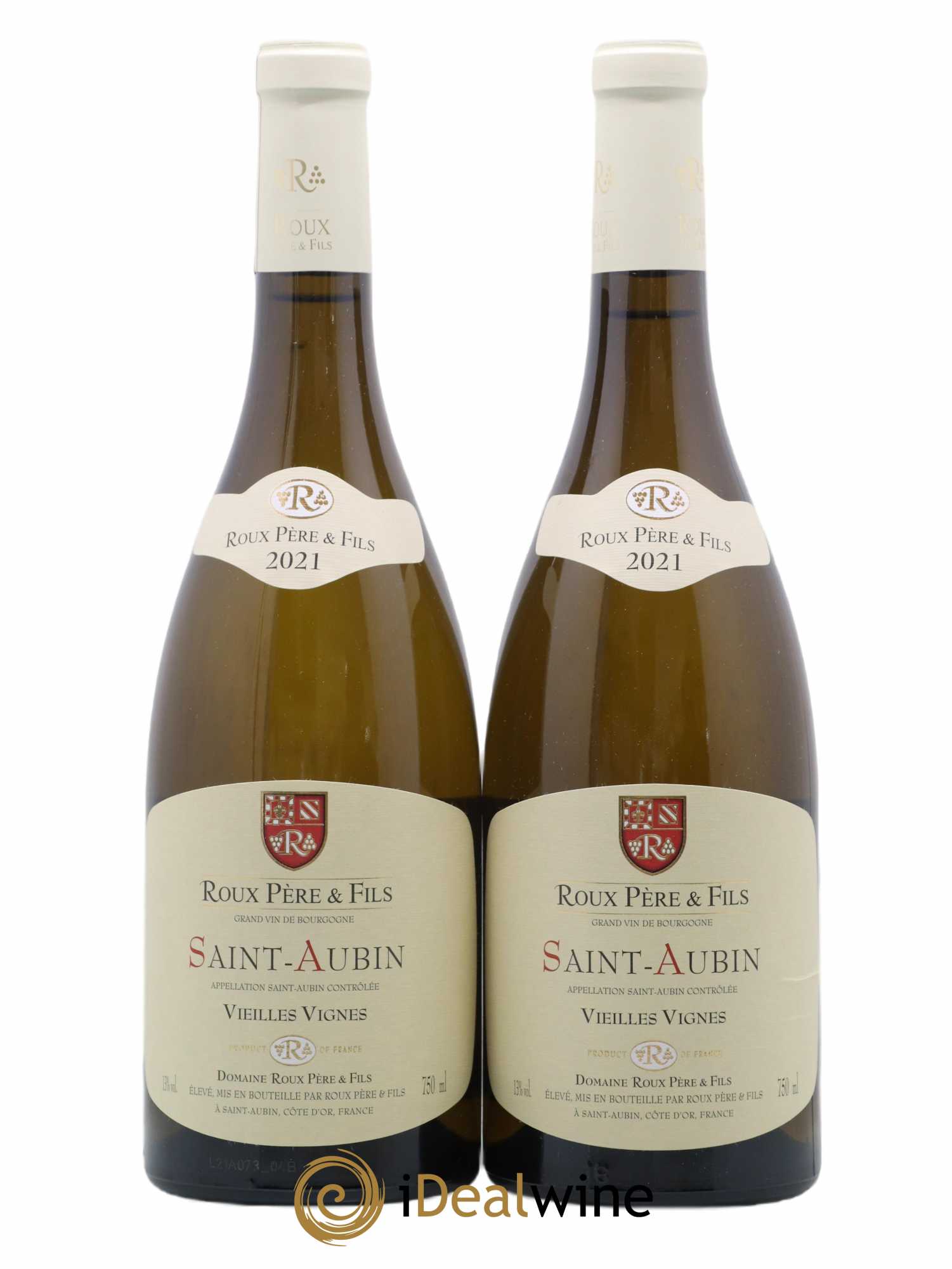 Saint-Aubin Vieilles Vignes Domaine Roux 2021 - Lot de 2 bouteilles - 0