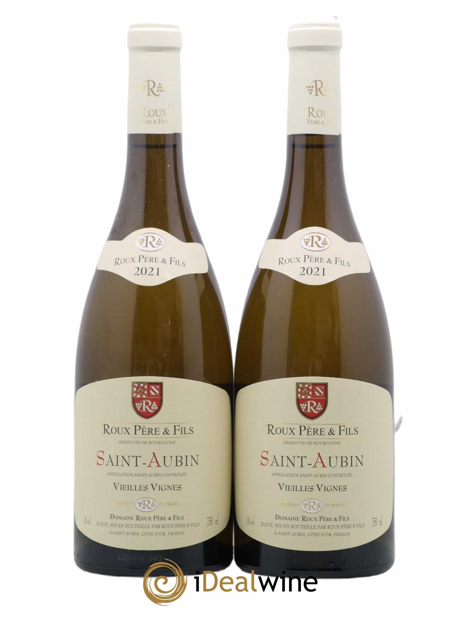 Saint-Aubin Vieilles Vignes Domaine Roux 2021 - Lot de 2 bouteilles - 0