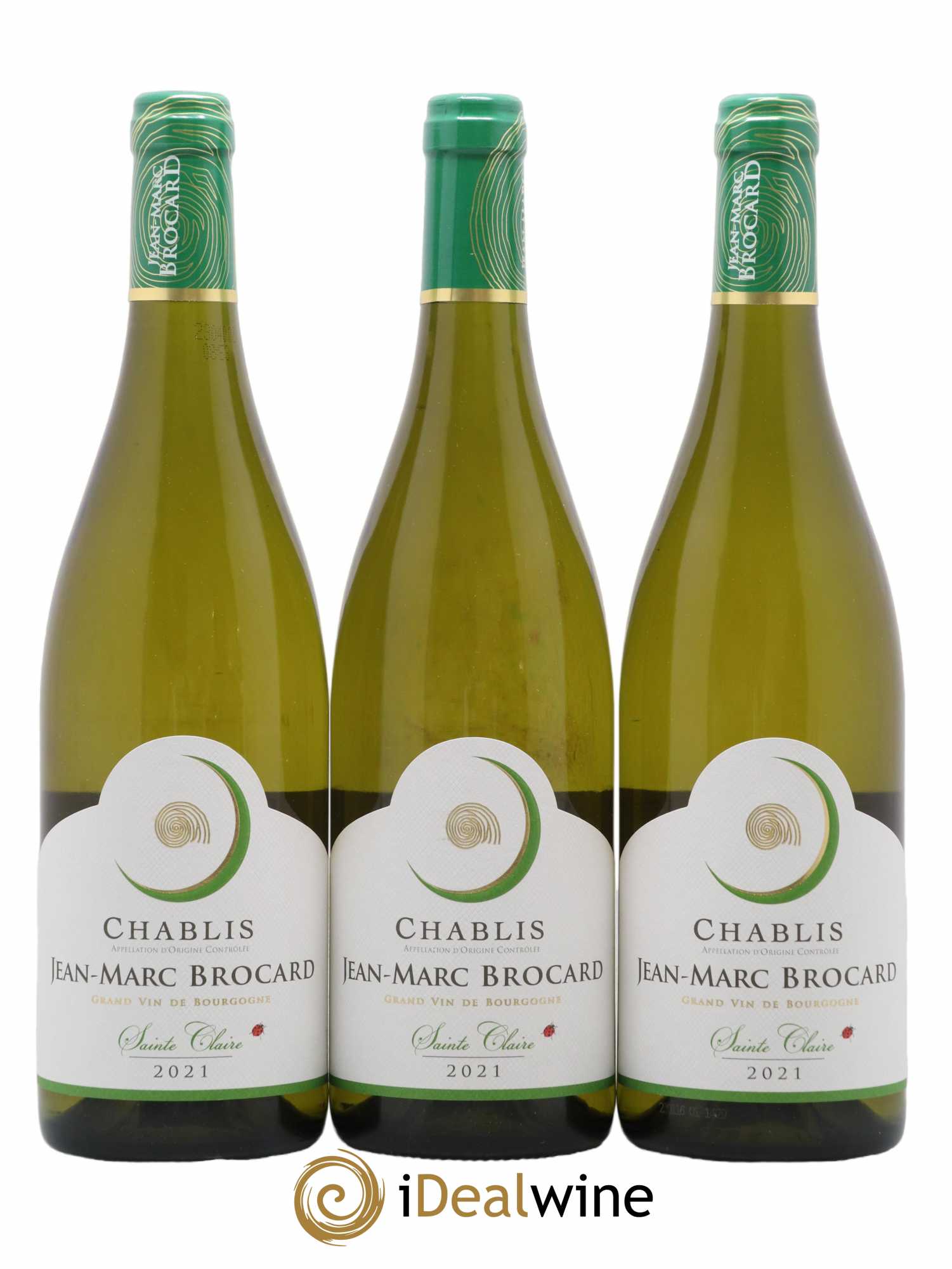 Chablis Jean Marc Brocard 2021 - Lot de 3 bouteilles - 0