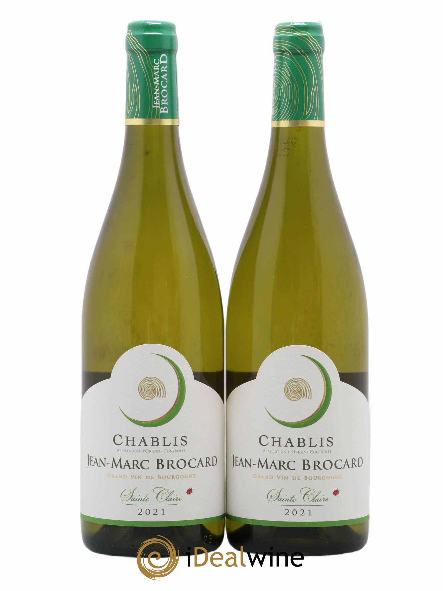 Chablis Jean Marc Brocard 2021 - Lot de 2 bouteilles - 0