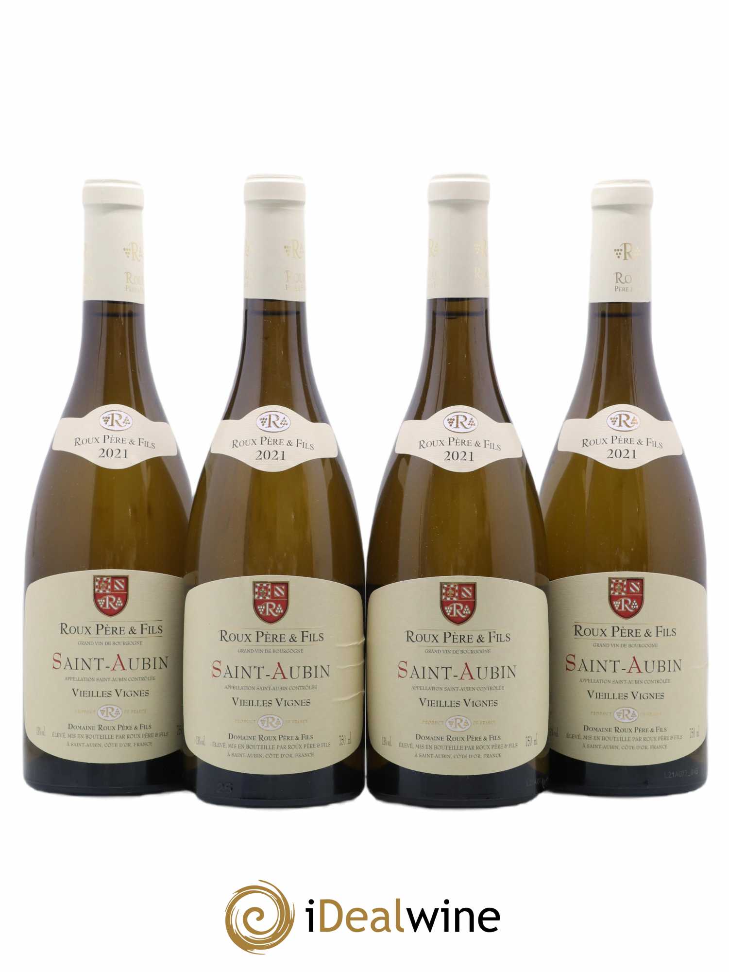 Saint-Aubin Vieilles Vignes Domaine Roux 2021 - Lot de 4 bouteilles - 0