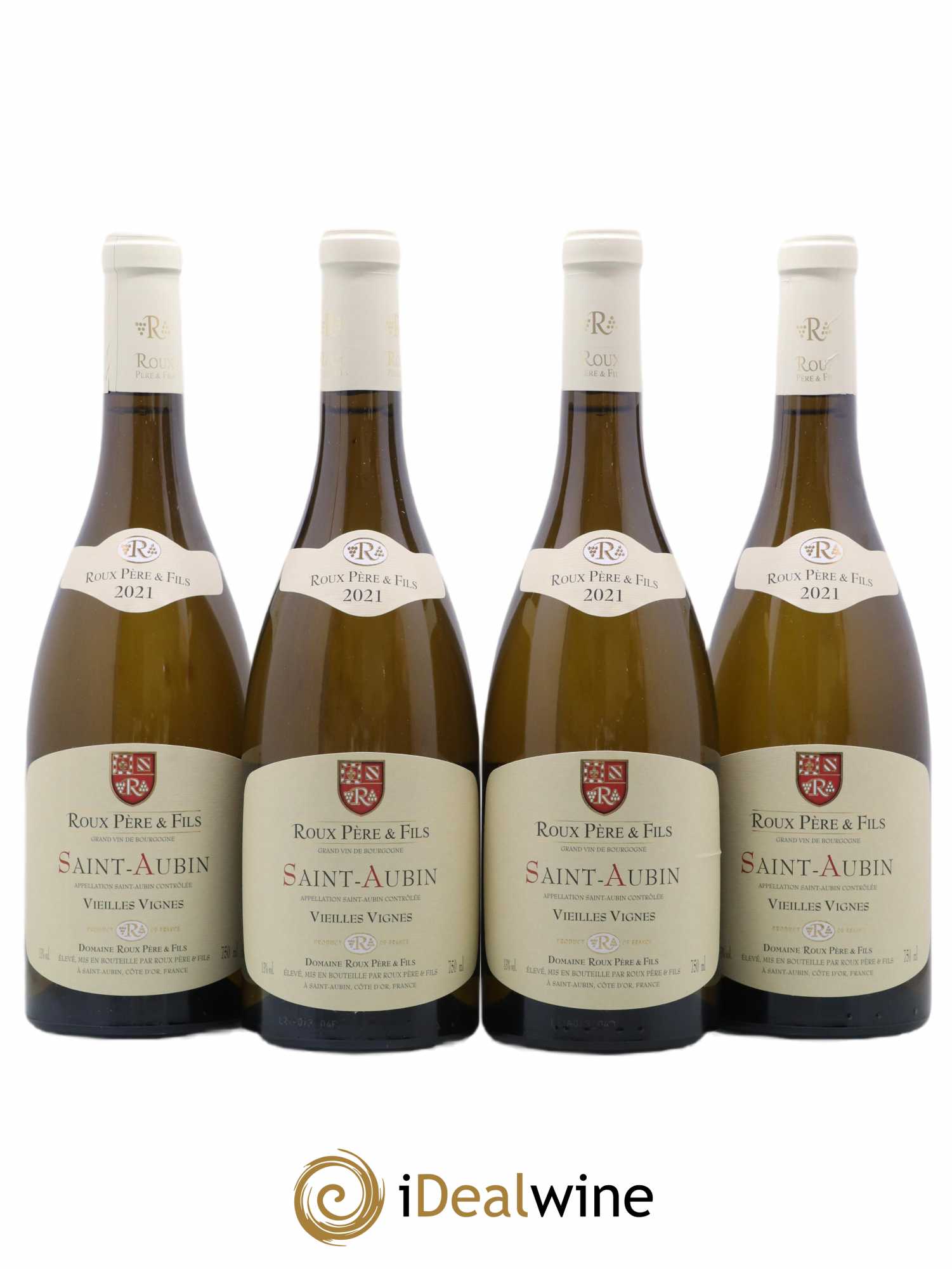 Saint-Aubin Vieilles Vignes Domaine Roux 2021 - Lot de 4 bouteilles - 0