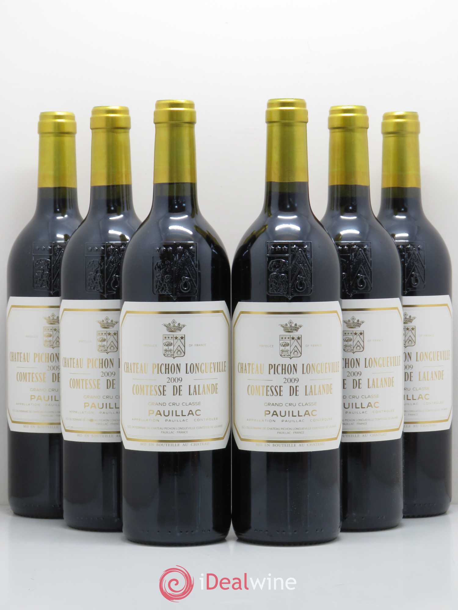 Château Pichon Longueville Comtesse de Lalande 2ème Grand Cru Classé 2009 - Lot de 6 bouteilles - 0