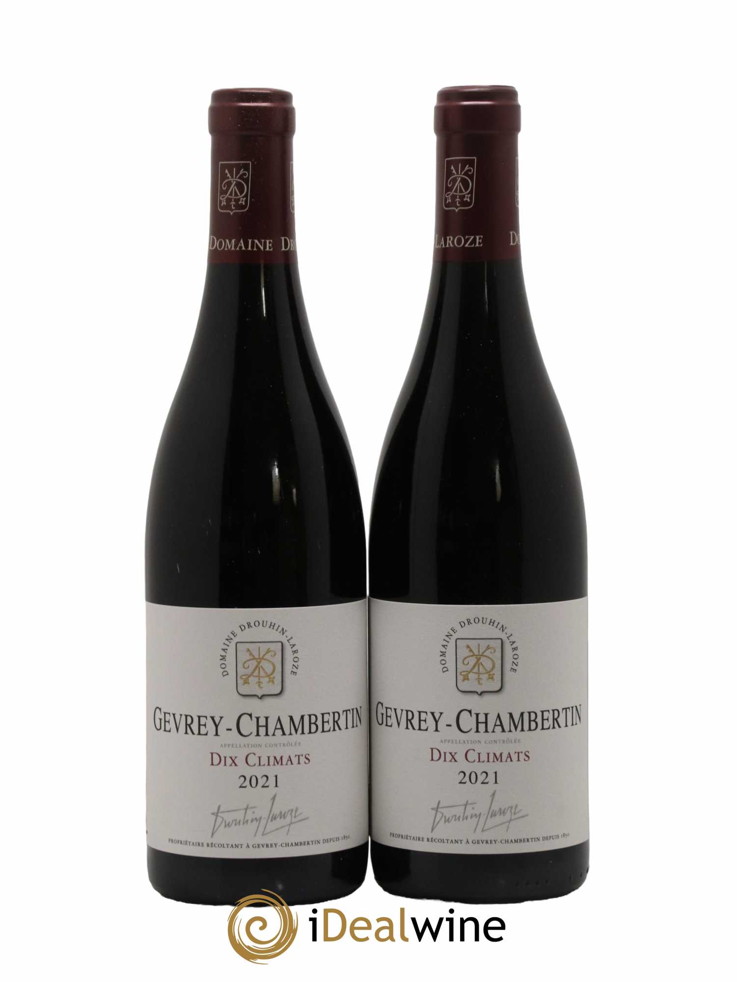 Gevrey-Chambertin Dix Climats Domaine Drouhin-Laroze 2021 - Lot de 2 bouteilles - 0