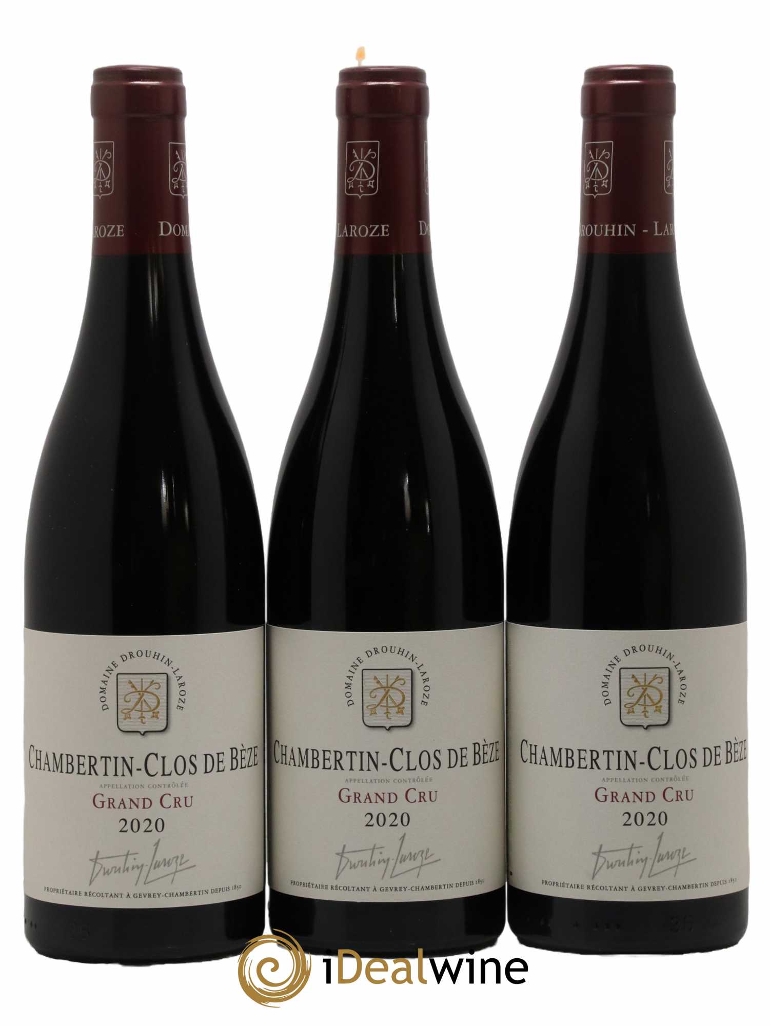Chambertin Clos de Bèze Grand Cru Domaine Drouhin-Laroze 2020 - Lot de 3 bouteilles - 0