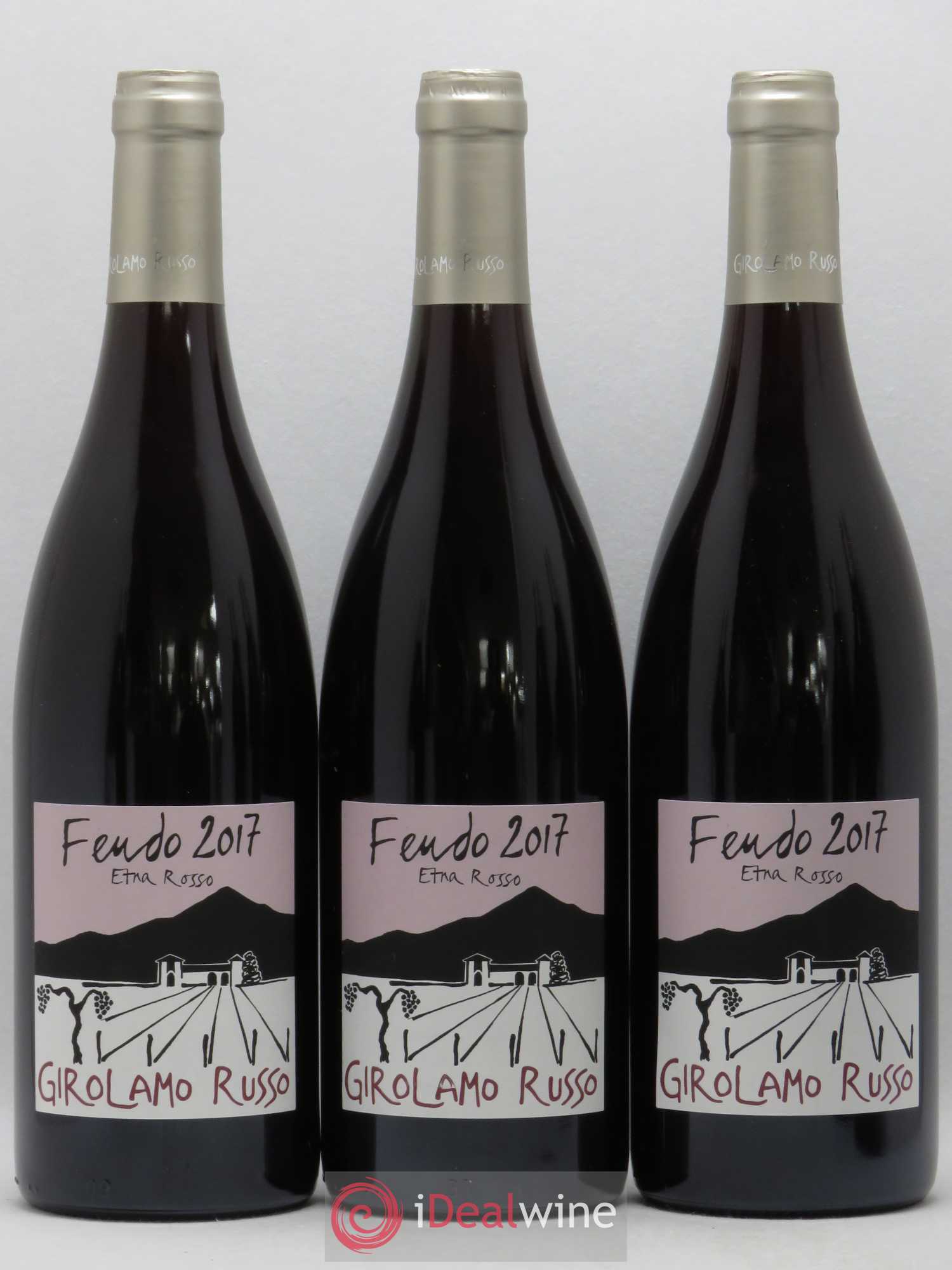 IGT Sicile DOC Etna Rosso Feudo Girolamo Russo 2017 - Posten von 6 Flaschen - 2