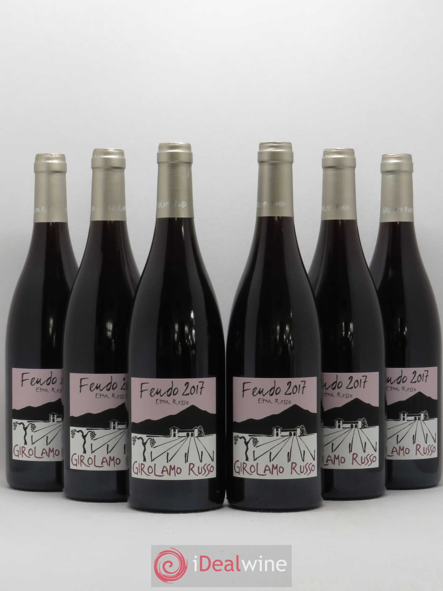 IGT Sicile DOC Etna Rosso Feudo Girolamo Russo 2017 - Posten von 6 Flaschen - 0