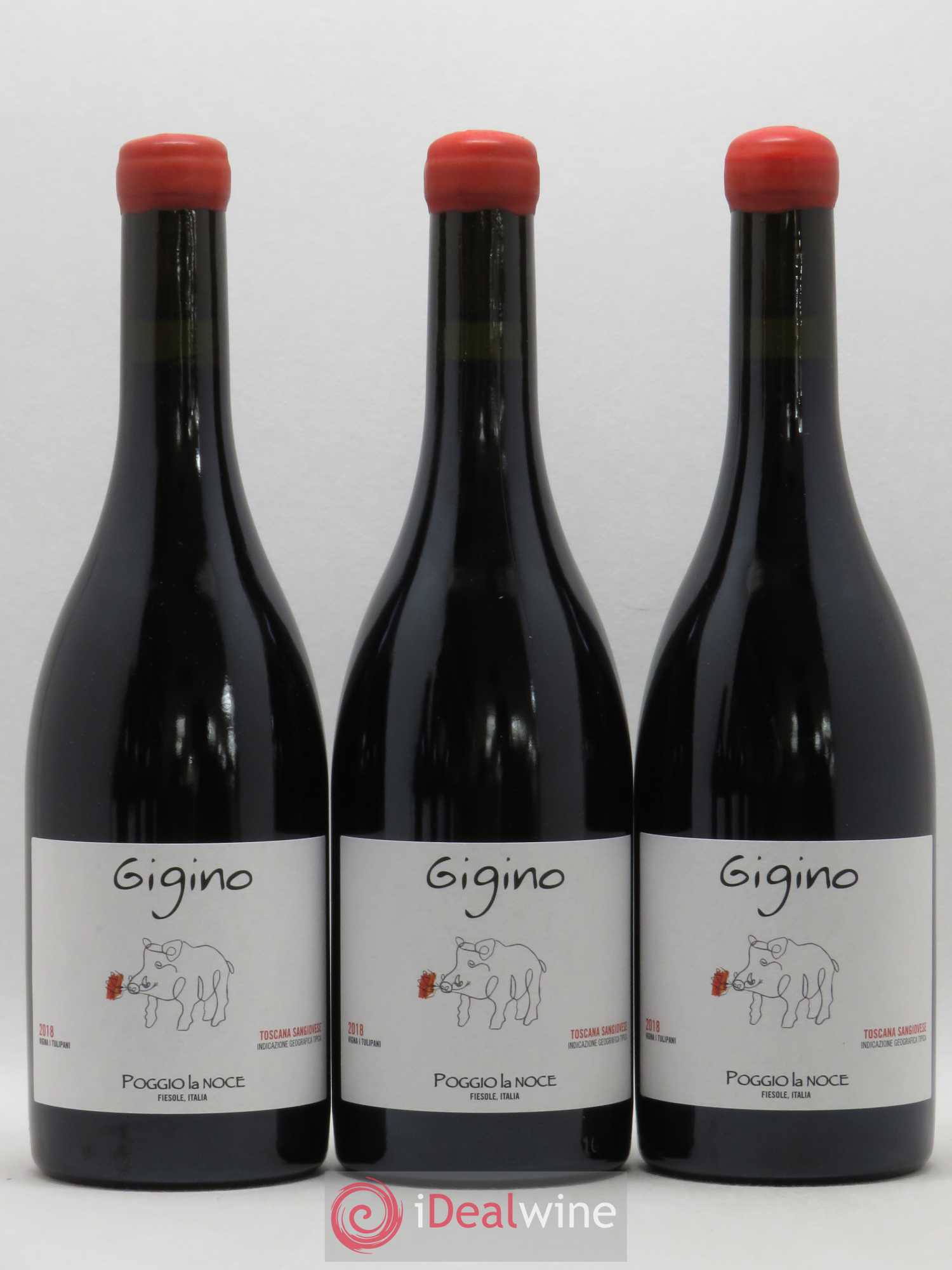 Toscana IGT Gigino Poggio La Noce Sangiovese 2018 - Posten von 6 Flaschen - 3