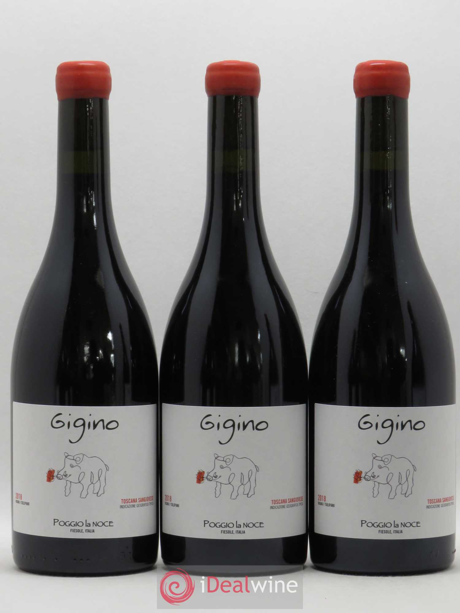 Toscana IGT Gigino Poggio La Noce Sangiovese 2018 - Posten von 6 Flaschen - 3