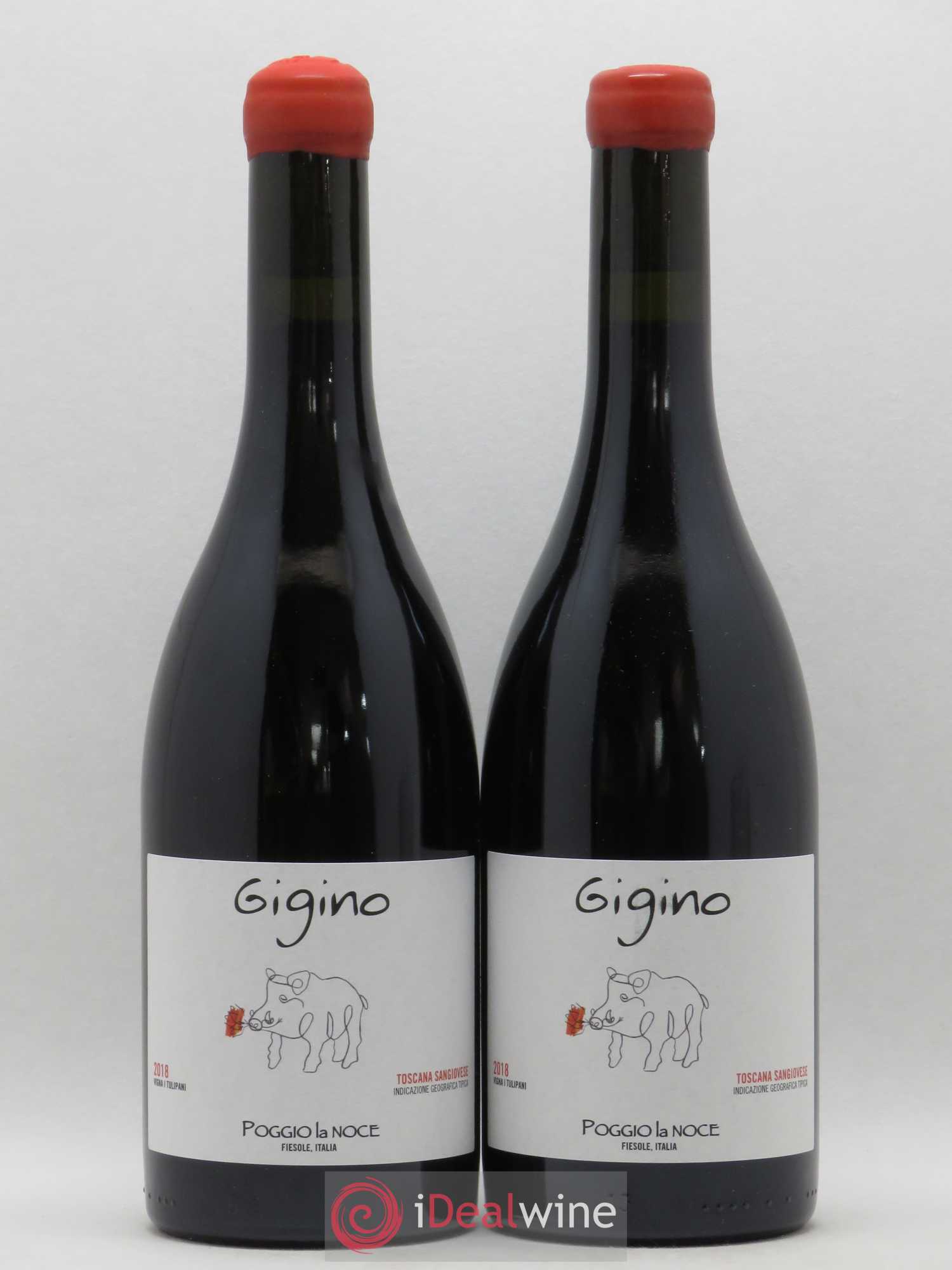 Toscana IGT Gigino Poggio La Noce Sangiovese 2018 - Posten von 2 Flaschen - 0
