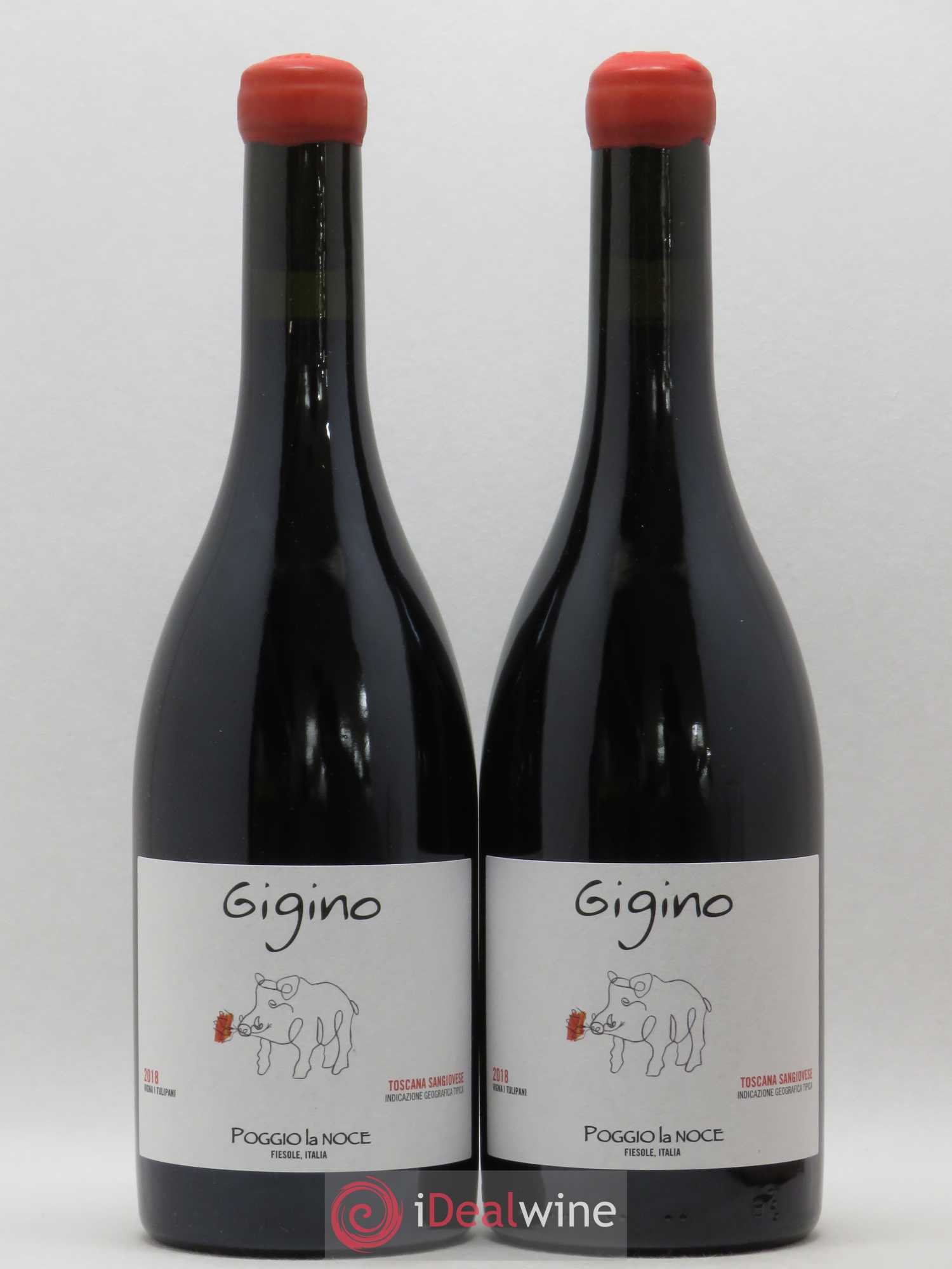 Toscana IGT Gigino Poggio La Noce Sangiovese 2018 - Posten von 2 Flaschen - 0