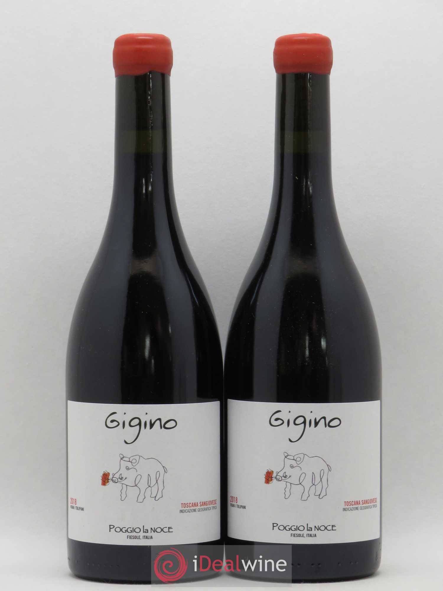 Toscana IGT Gigino Poggio La Noce Sangiovese 2018 - Posten von 2 Flaschen - 0