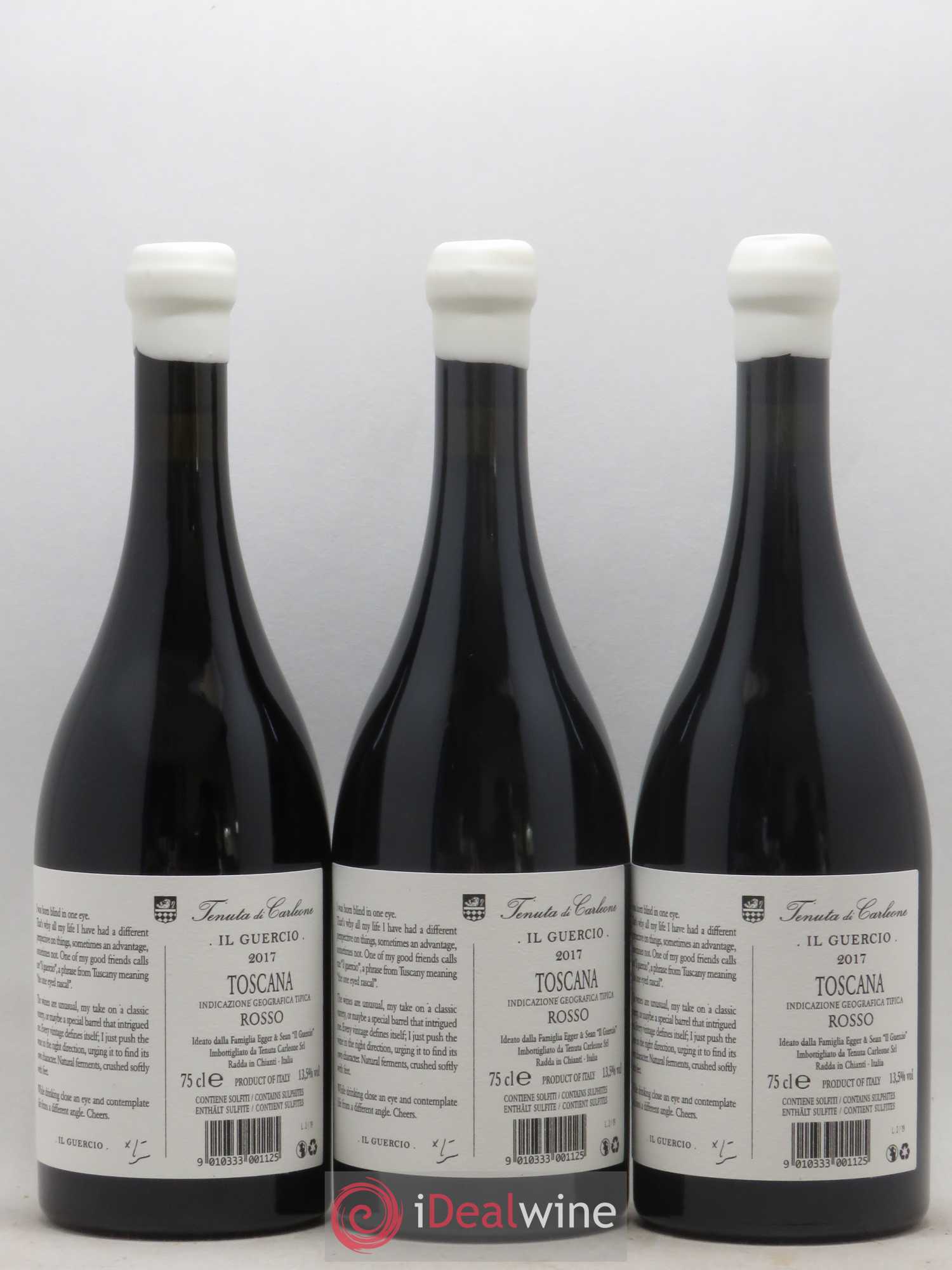 Toscana IGT Il Guercio Tenuta di Carleone 2017 - Posten von 3 Flaschen - 1
