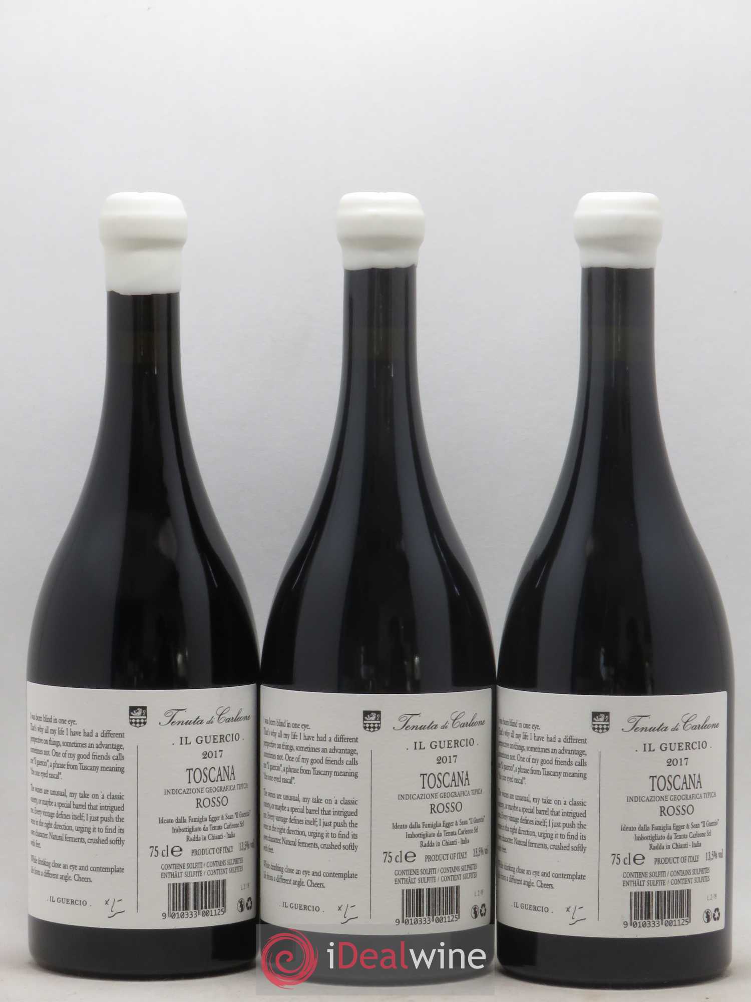 Toscana IGT Il Guercio Tenuta di Carleone 2017 - Lot of 3 bottles - 1