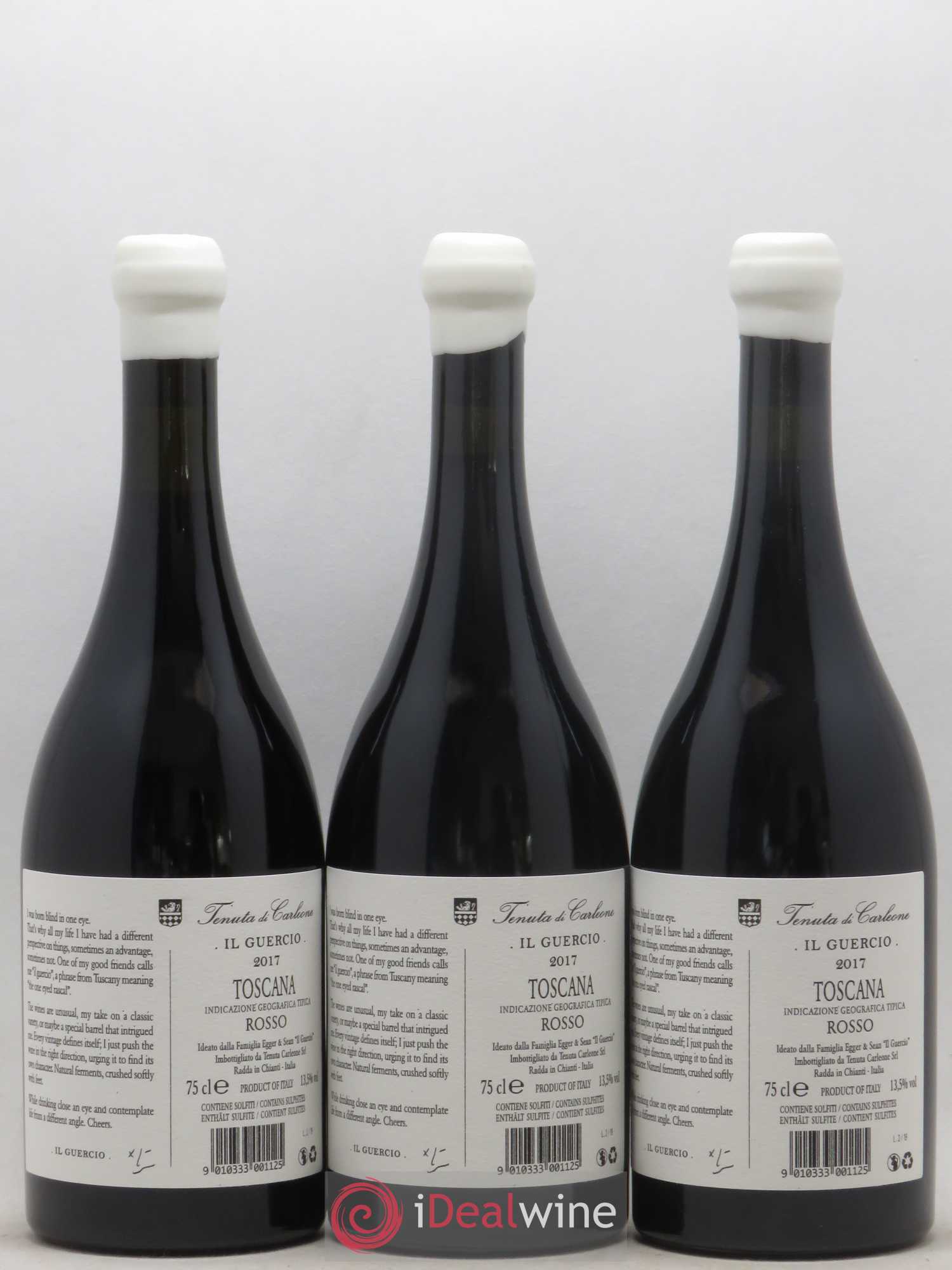 Toscana IGT Il Guercio Tenuta di Carleone 2017 - Posten von 6 Flaschen - 4