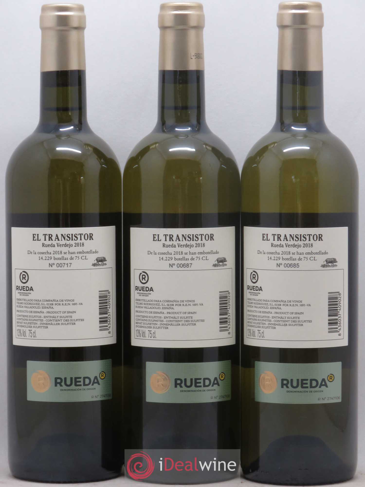 Rueda El Transistor Compania de Vinos Telmo Rodriguez (sans prix de réserve) 2018 - Lot de 6 bouteilles - 4