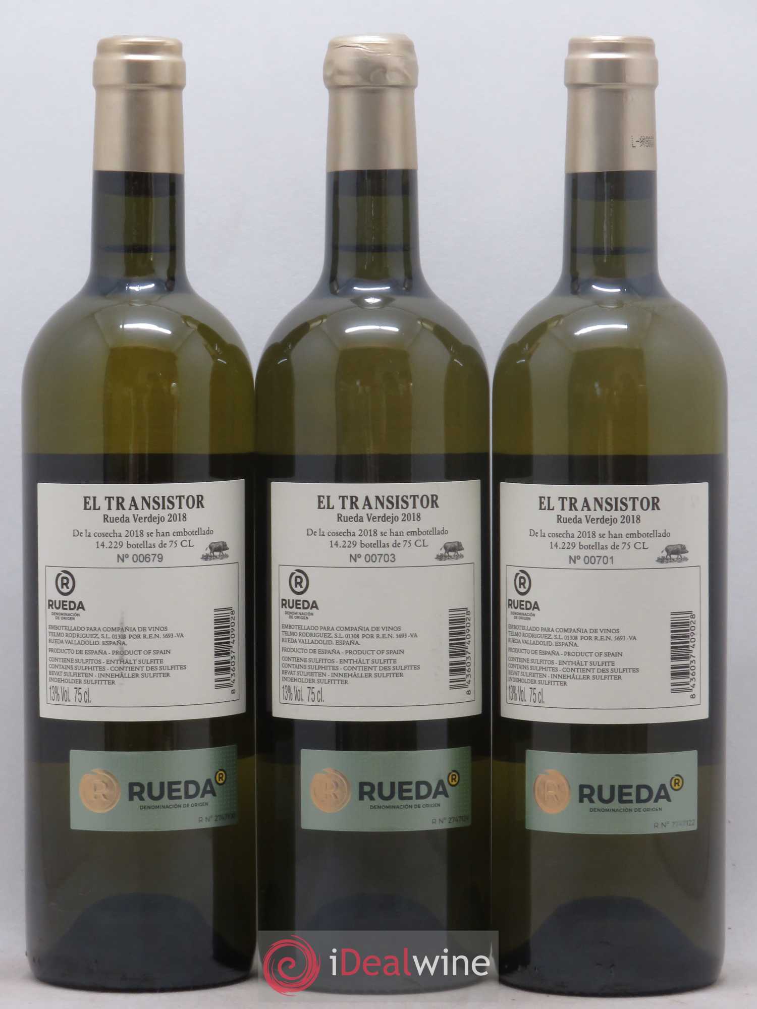 Rueda El Transistor Compania de Vinos Telmo Rodriguez (sans prix de réserve) 2018 - Lotto di 6 bottiglie - 2