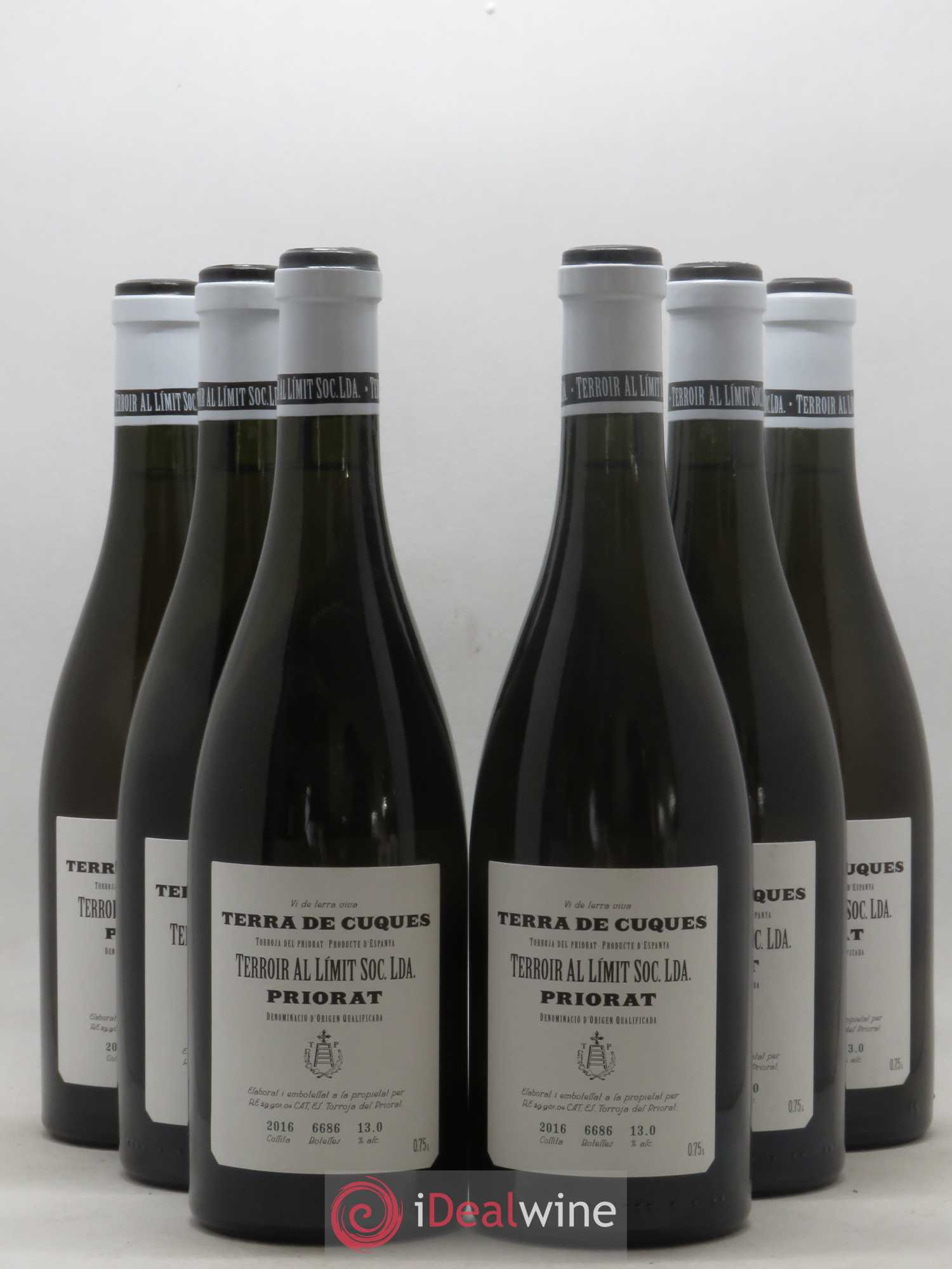 Priorat Terroir Al Limit Terra de Cuques Dominik Hubert 2016 - Lot de 6 bouteilles - 0