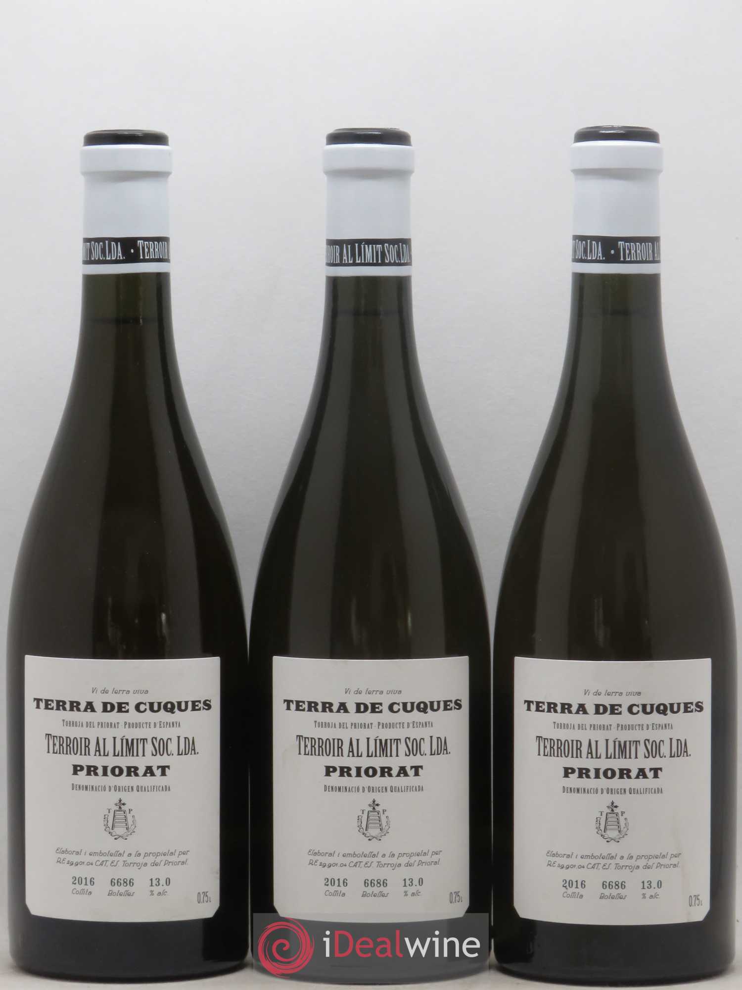 Priorat Terroir Al Limit Terra de Cuques Dominik Hubert 2016 - Lot de 5 bouteilles - 2
