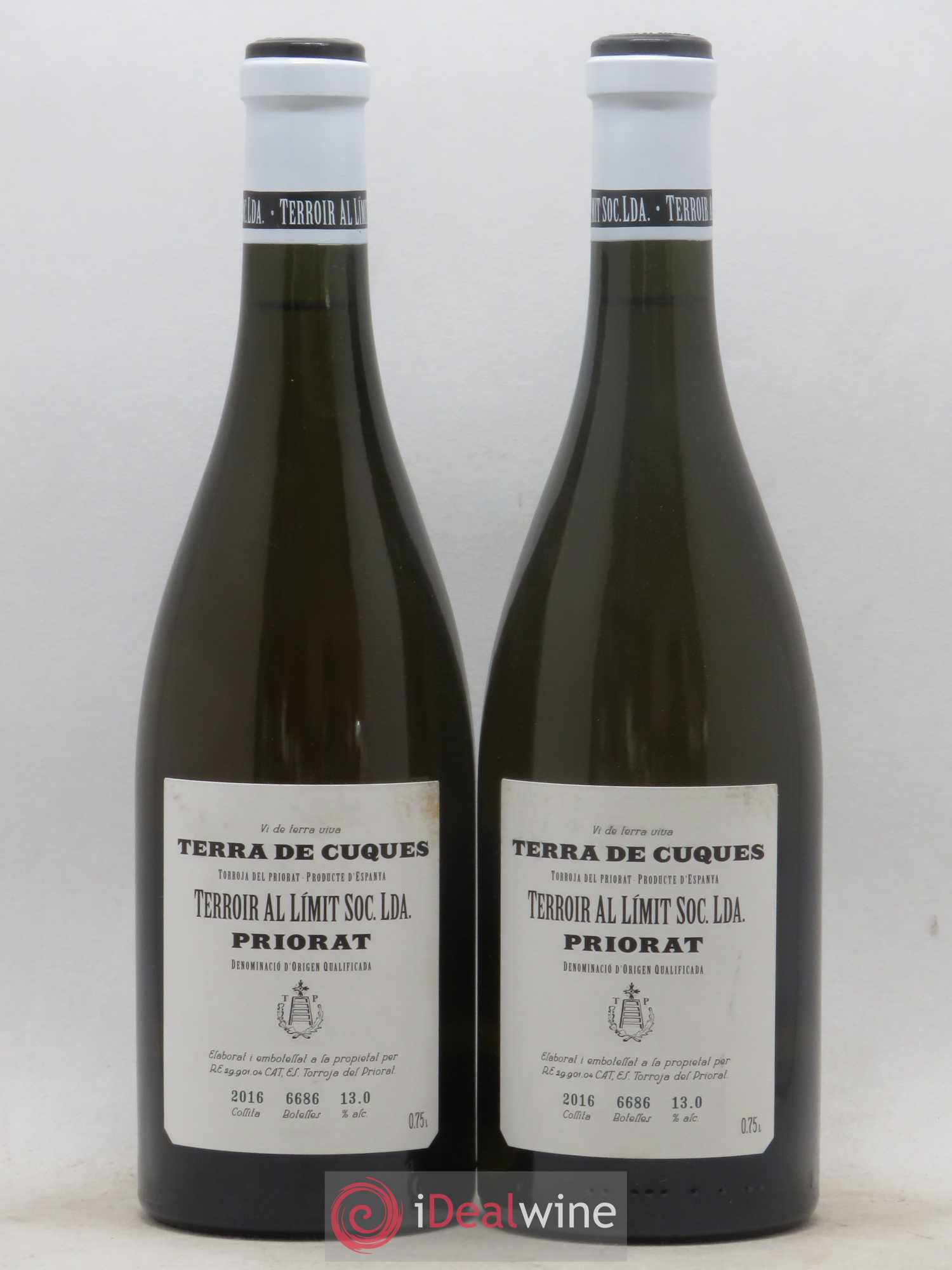 Priorat Terroir Al Limit Terra de Cuques Dominik Hubert 2016 - Lot de 2 bouteilles - 0